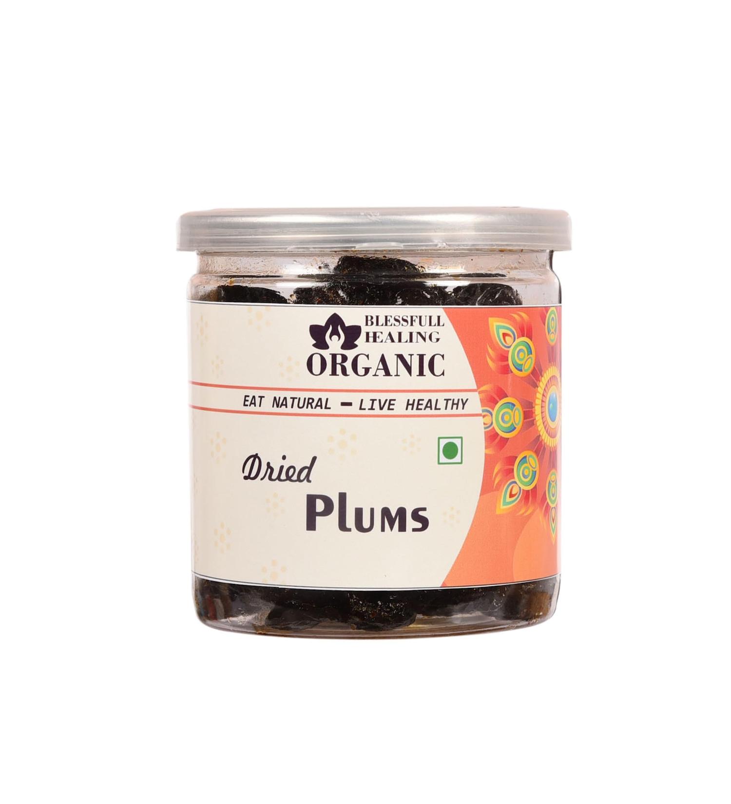 Blessfull Healing Organic Dried Plum 250 Gram Airtight Container (Packing May Vary) - Buy Online on GoSupps.com