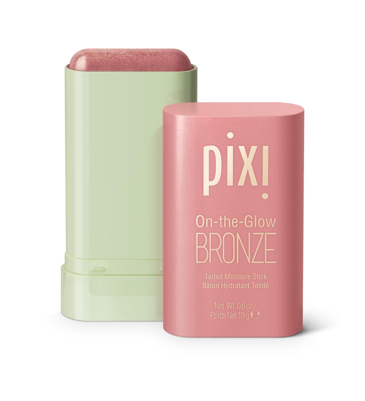 Pixi On-the-Glow Bronze - Hydrating Tinted Moisture Bronzer Stick with Ginseng & Aloe Vera for Cheeks & Lips - Paraben-Free | 19g - International Shipping Available - Buy Online on GoSupps.com