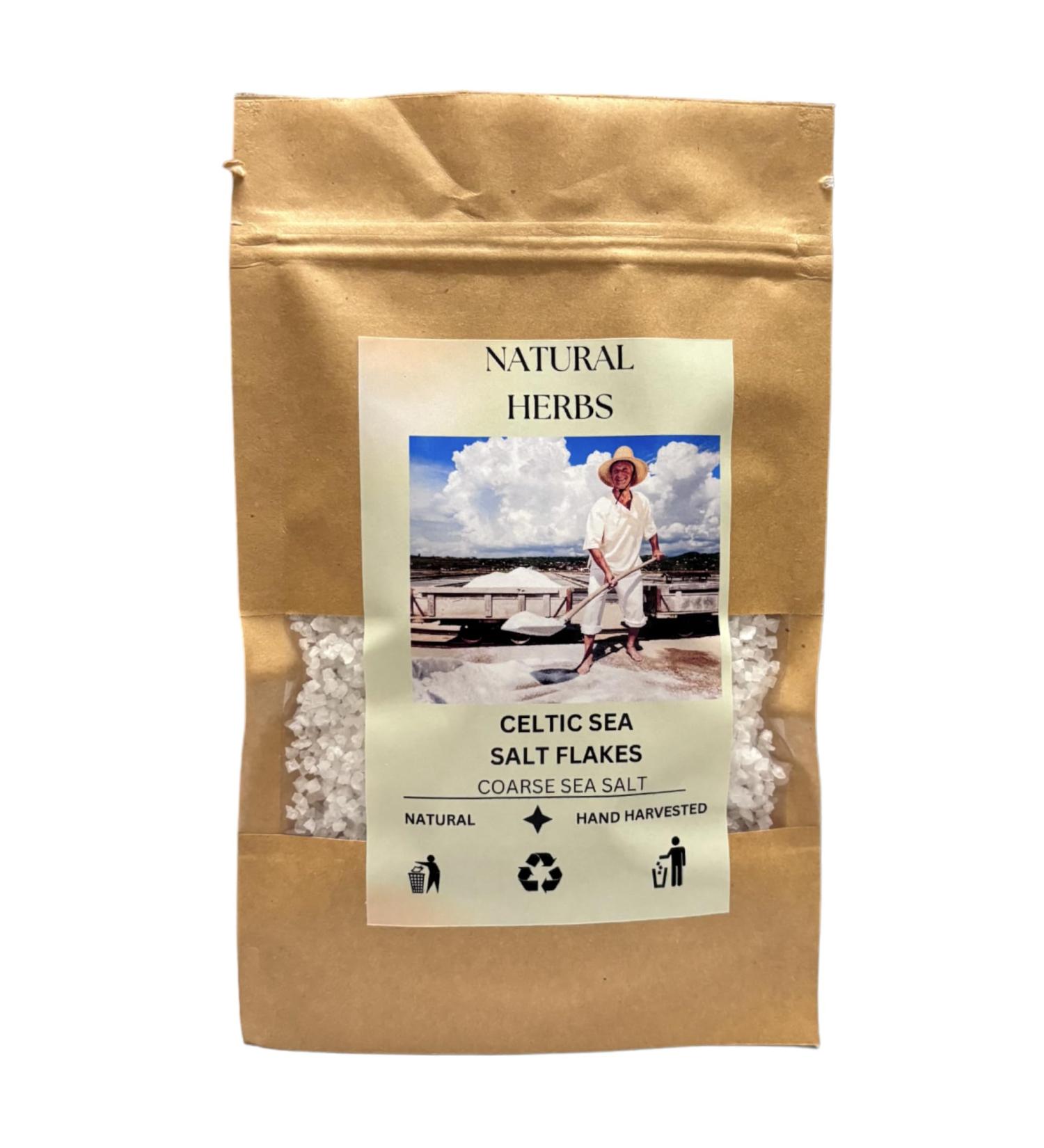 Organic Coarse Sea Salt 100% Organic Hand Harvested Sun Dried Organic Sea Salt NON-GMO Premium Quality (Certified Product) - Buy Online on GoSupps.com