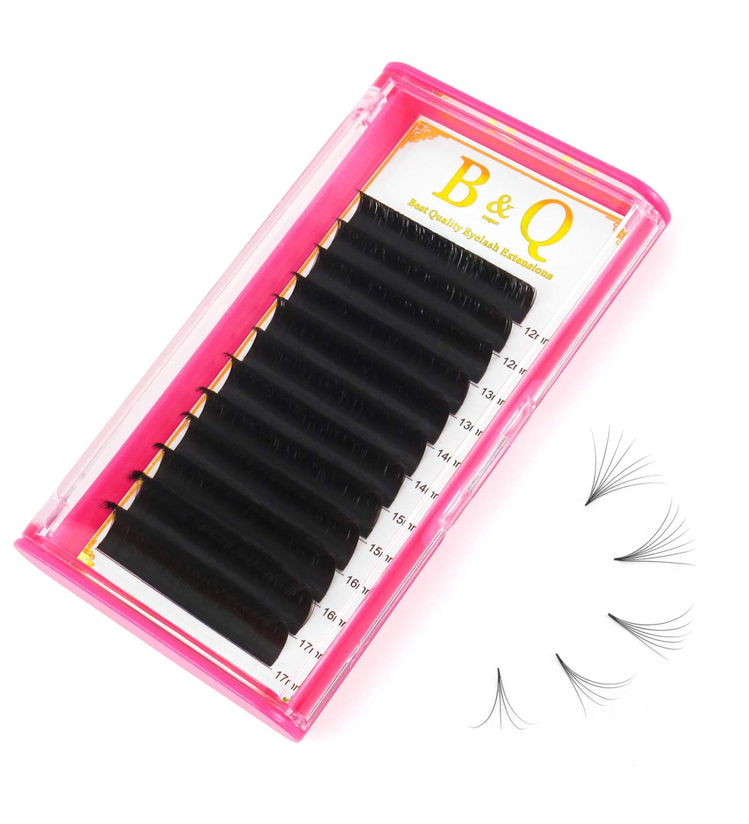 Easy Fan Blooming Self Fanning Volume Lashes D-0.07 12-17mm | C CC D DD Curl | .03 .05 .07 .10 | 9-25mm - Buy Online on GoSupps.com