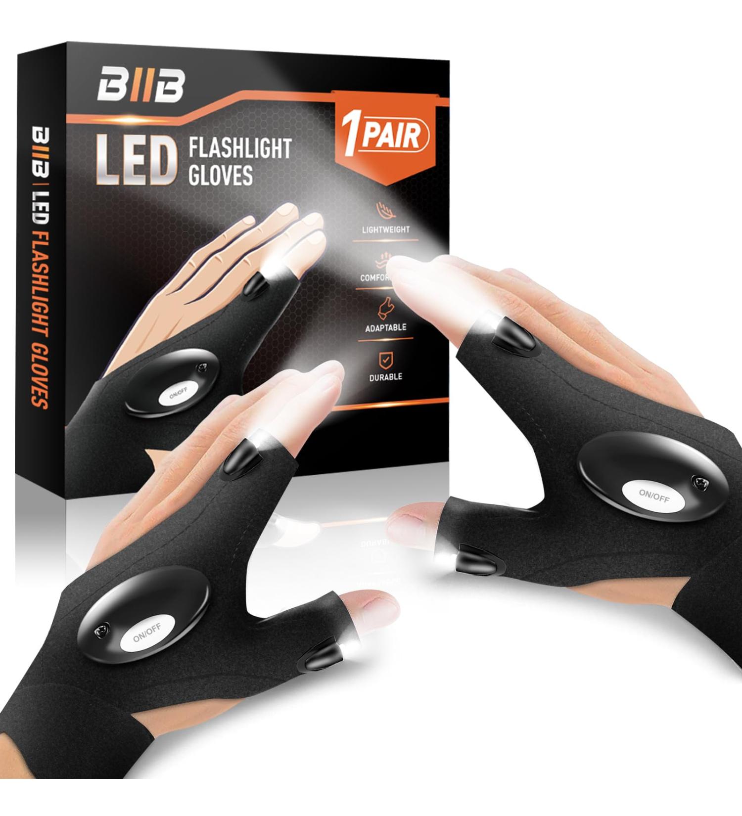 BIIB LED Gloves for Men - Perfect Father's Day & Birthday Gifts Premium Fishing Accessories - Buy Online on GoSupps.com