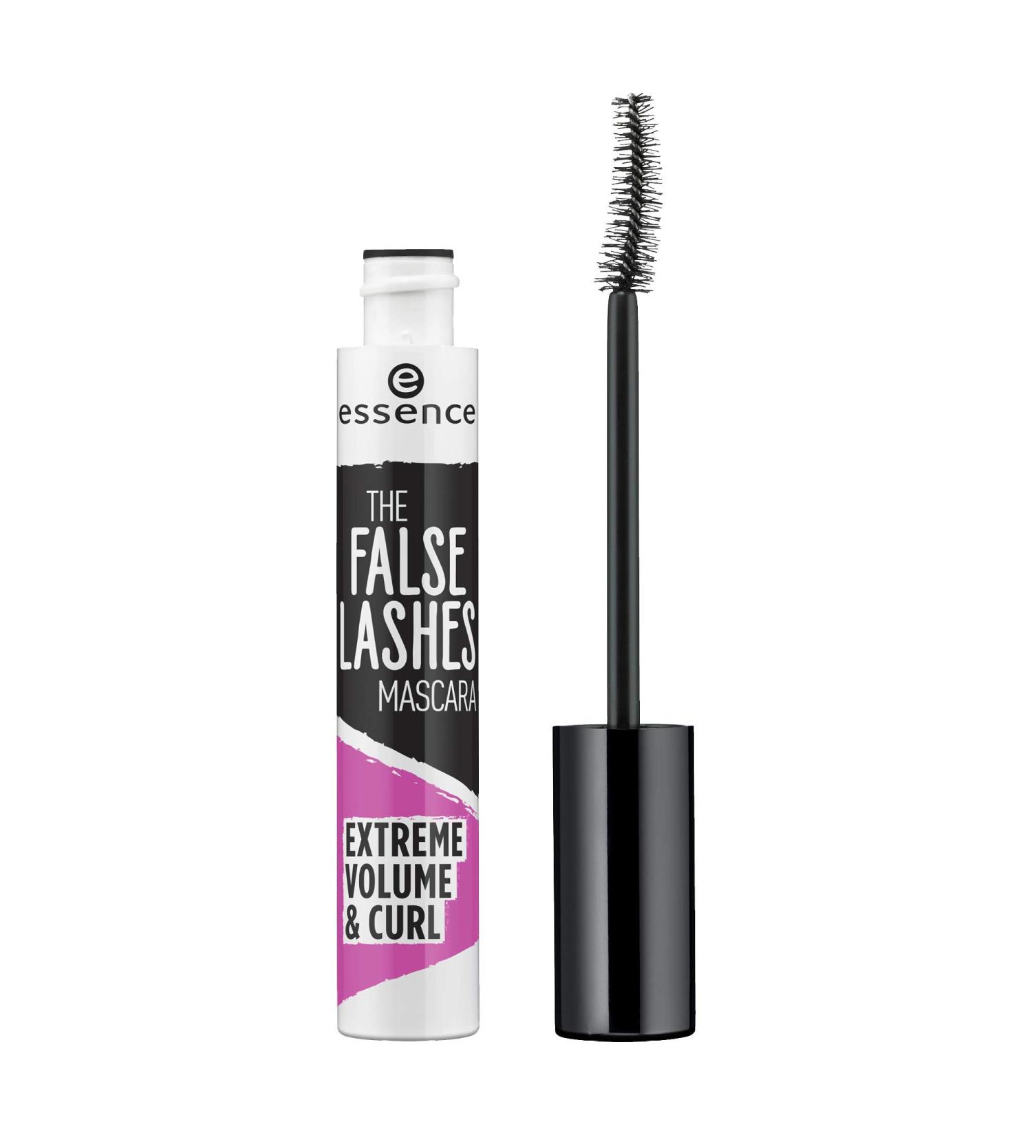 essence False Lashes Mascara - Vegan, Paraben Free, & Cruelty Free | Extreme Volume & Curl | Black 01 - Buy Online on GoSupps.com