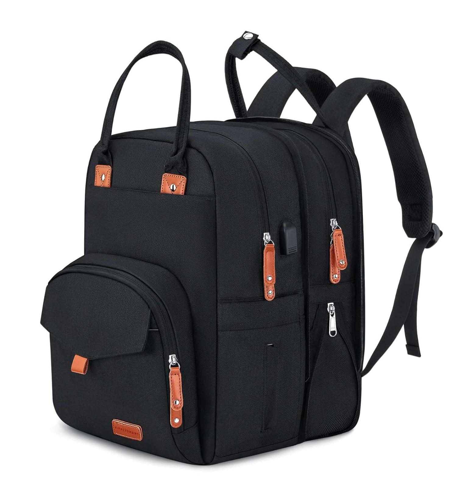 Large Diaper Bag Backpack - Black - Buy Online on GoSupps.com