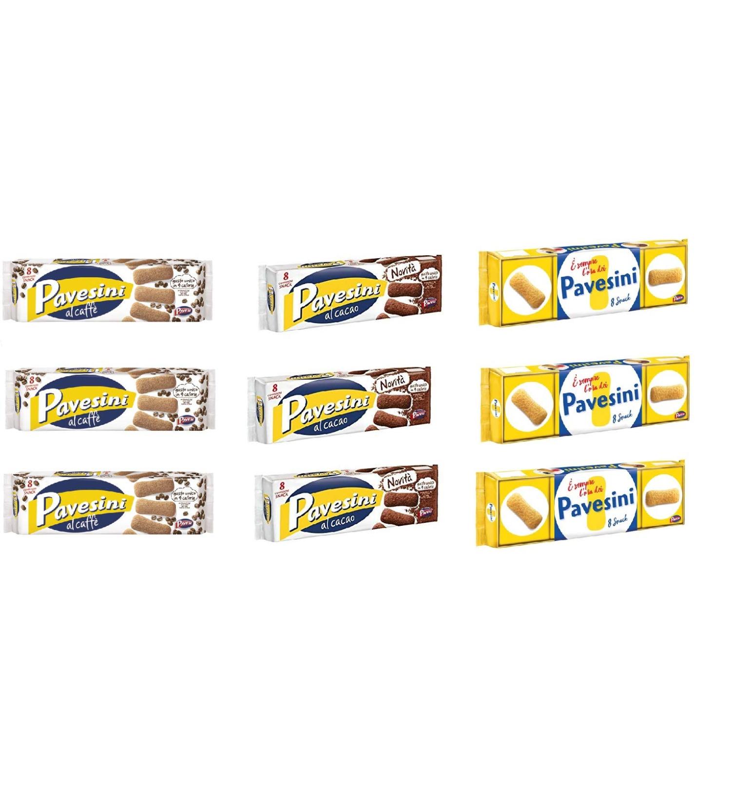Pavesi Pavesi Pavesi Classico Biscuits / Cocoa / Coffee / Snack Set of 9 200 g