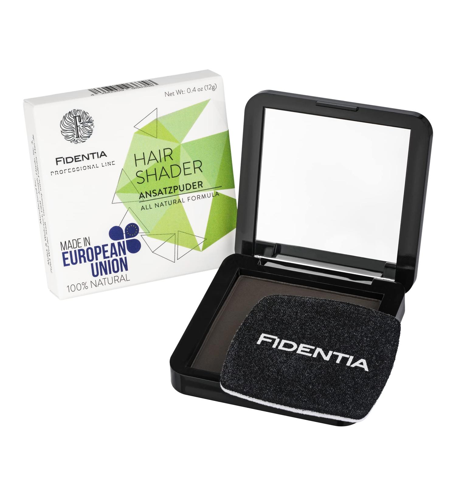 Fidentia Hair Shader | 100% natural Hairline Powder | Root Touch Up - 12g (Dark Brown) - Buy Online on GoSupps.com