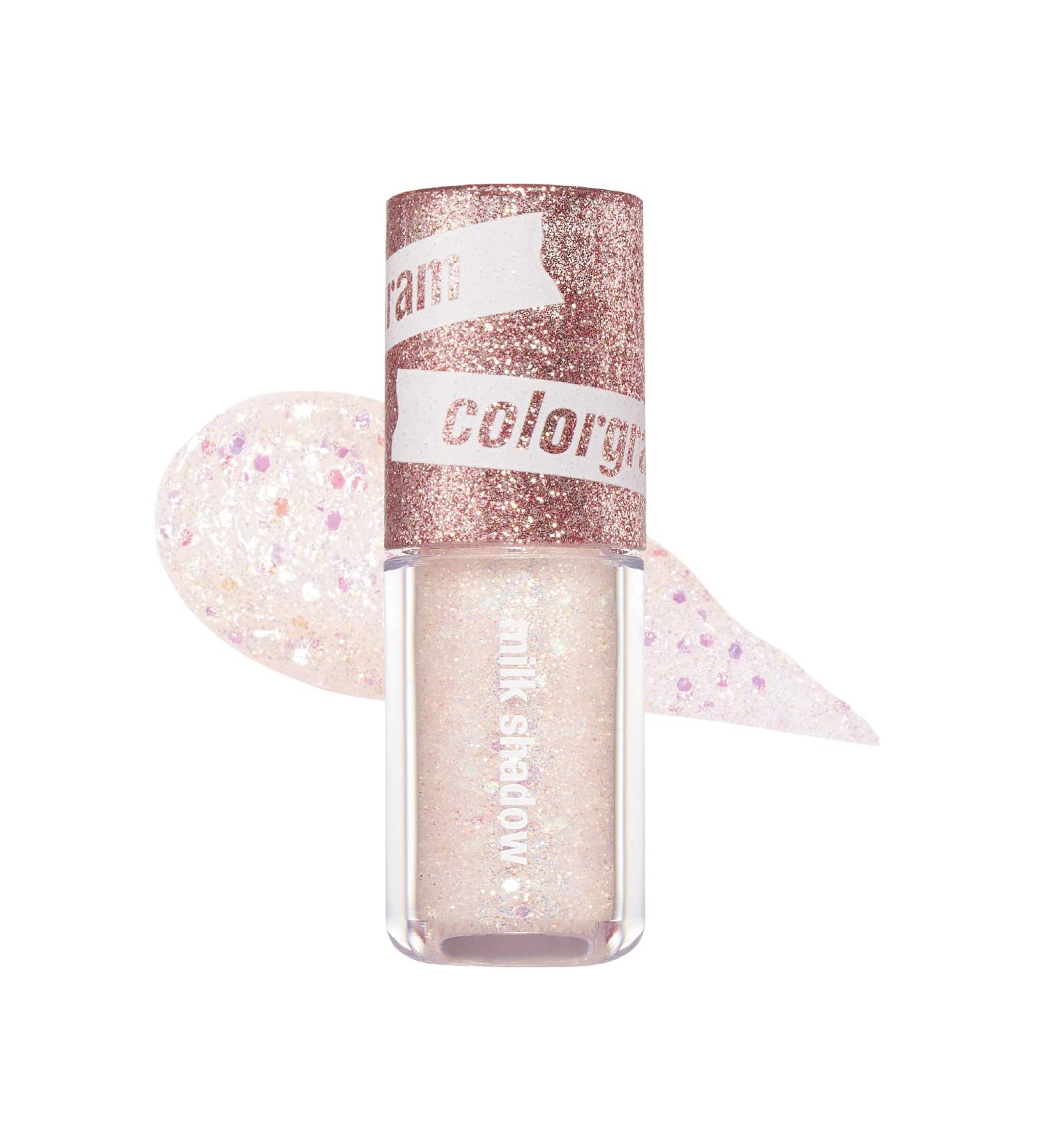 COLORGRAM Milk Bling Shadow - 01 Double Star | Pigmented Liquid Glitter Eyeshadow - Buy Online on GoSupps.com