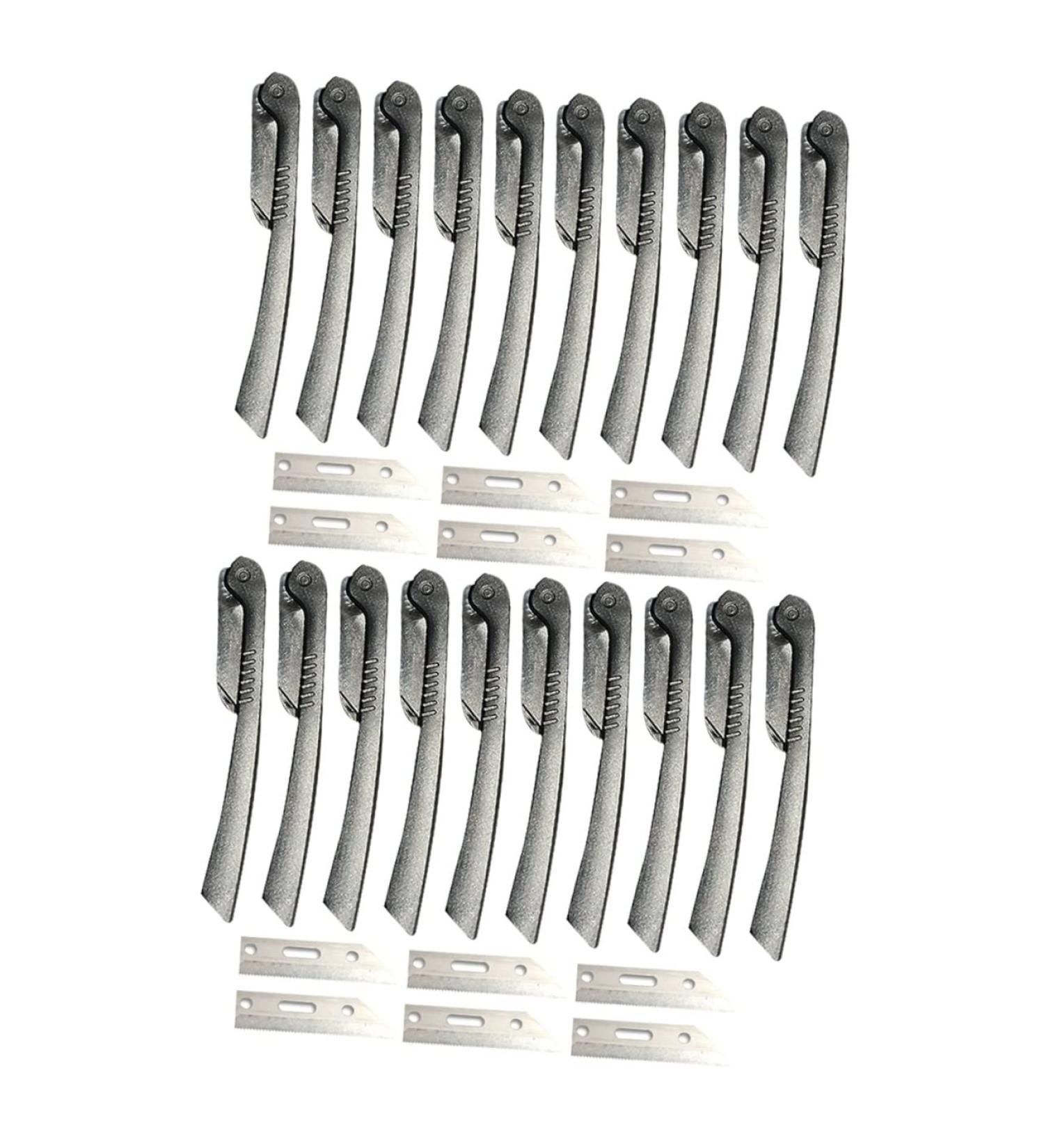Minkissy Eyebrow Removal & Dermaplaning Tool Kit - 10-Piece Beauty Face Razor Set for Flawless Skin | International Shipping - Buy Online on GoSupps.com