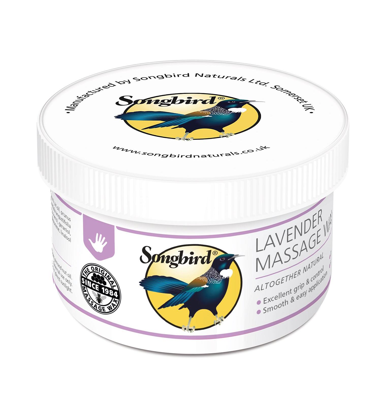 Buy Songbird Lavender Massage Wax (350g) Soothing Aromatherapy for Relaxation | International Shipping Available - Buy Online on GoSupps.com