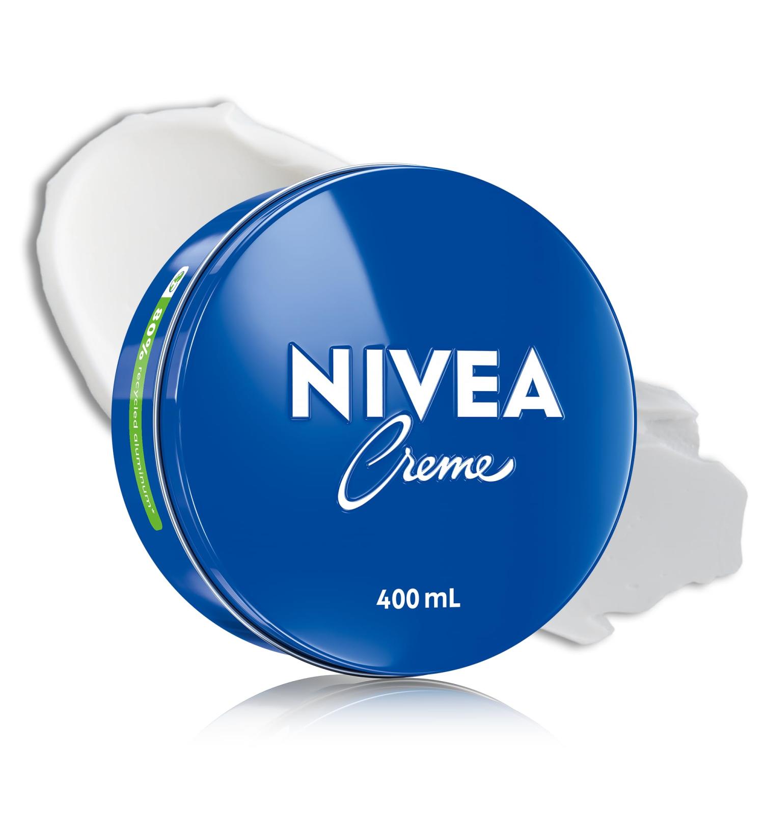 NIVEA Creme All-Purpose Moisturizing Cream Face Hand Body Cream Deep Nourishment Daily Moisturizer for All Skin Types Normal to Dry and Sensitive 400mL 400 ml (Pack of 1) - Buy Online on GoSupps.com