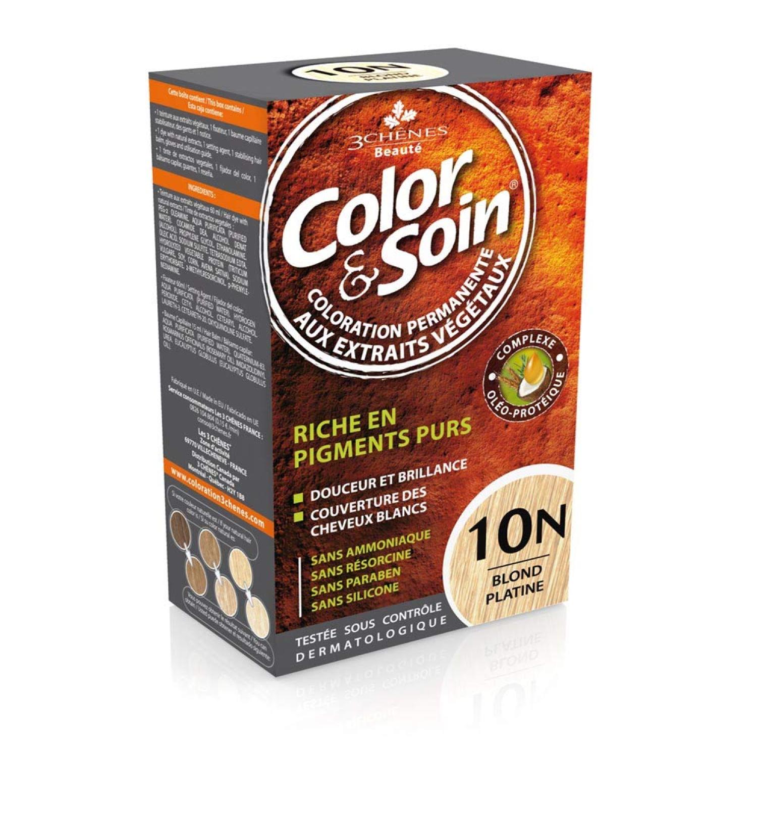 Color & Soin - Coloration Permanente Color & Soin - 10n Blond Platine