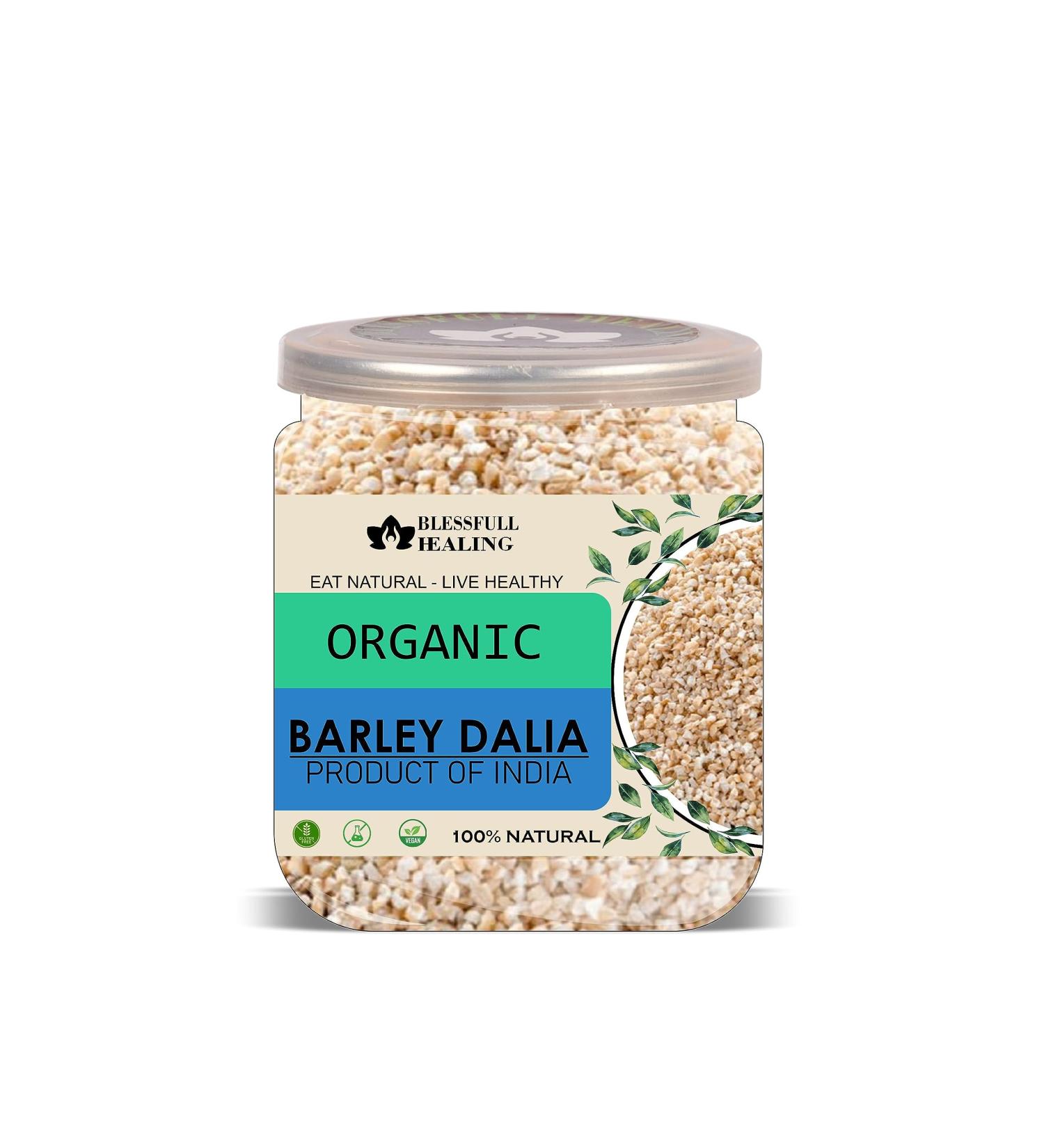 Blessfull Healing Organice Barley Dalia for Breakfast 1 lb (453 Gram) - Buy Online on GoSupps.com