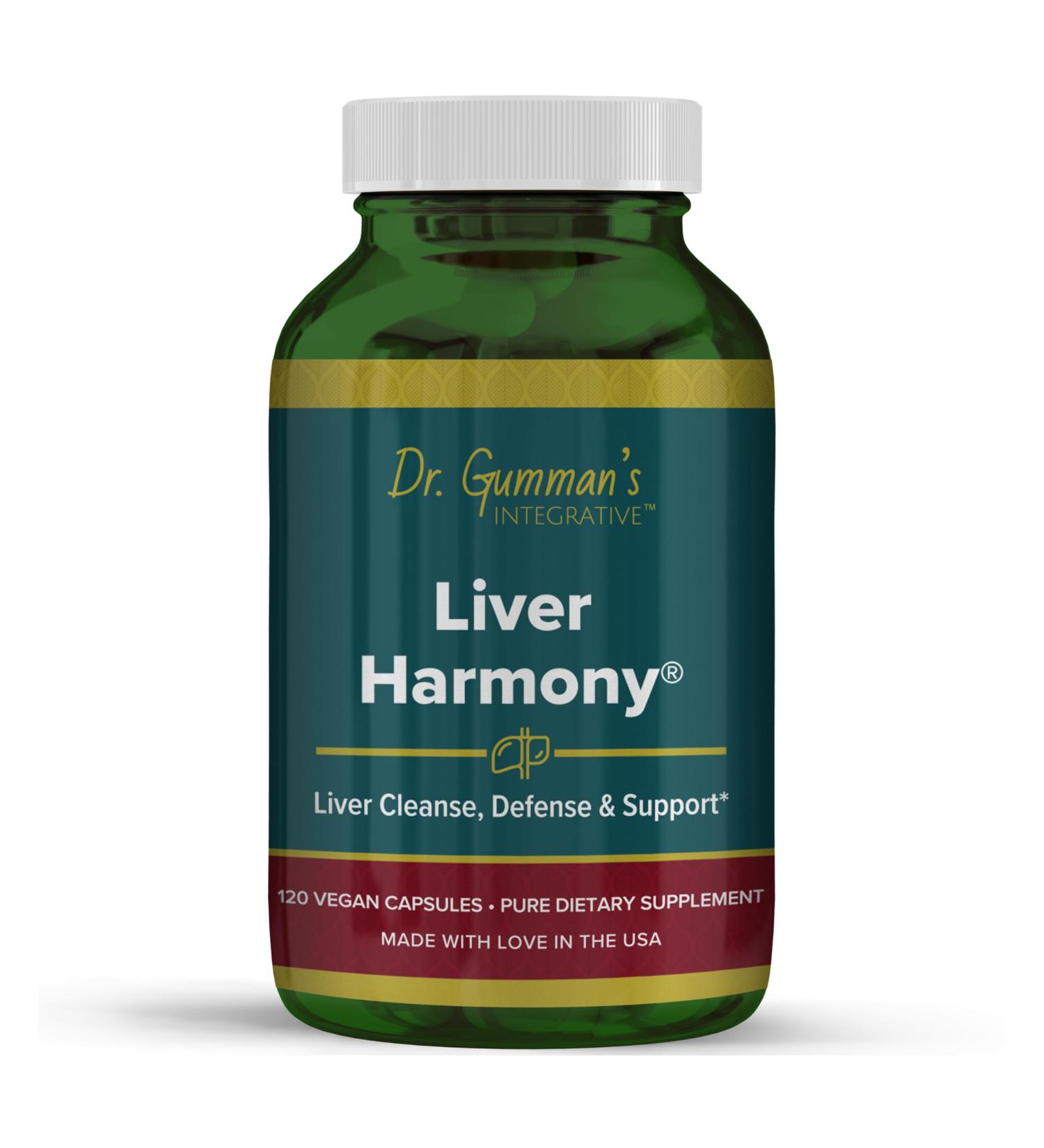 Liver Harmony Dr. Gumman s Integrative Clinical Grade - Advanced - Comprehensive - Liver & Gallbladder Support* Formula Triperine Enhanced 120 Vegan Capsules Made in USA - Buy Online on GoSupps.com