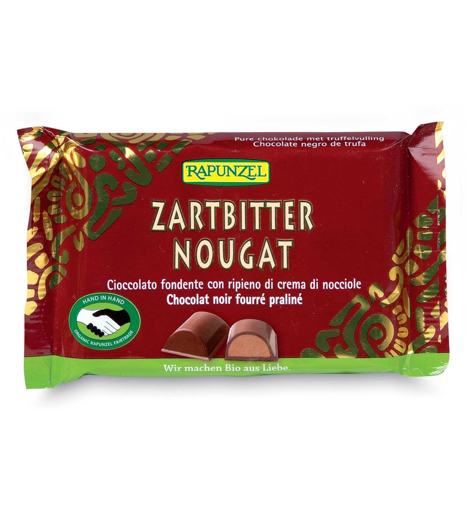 Dark Chocolate Nougat BIO 100 g - RAPUNZEL