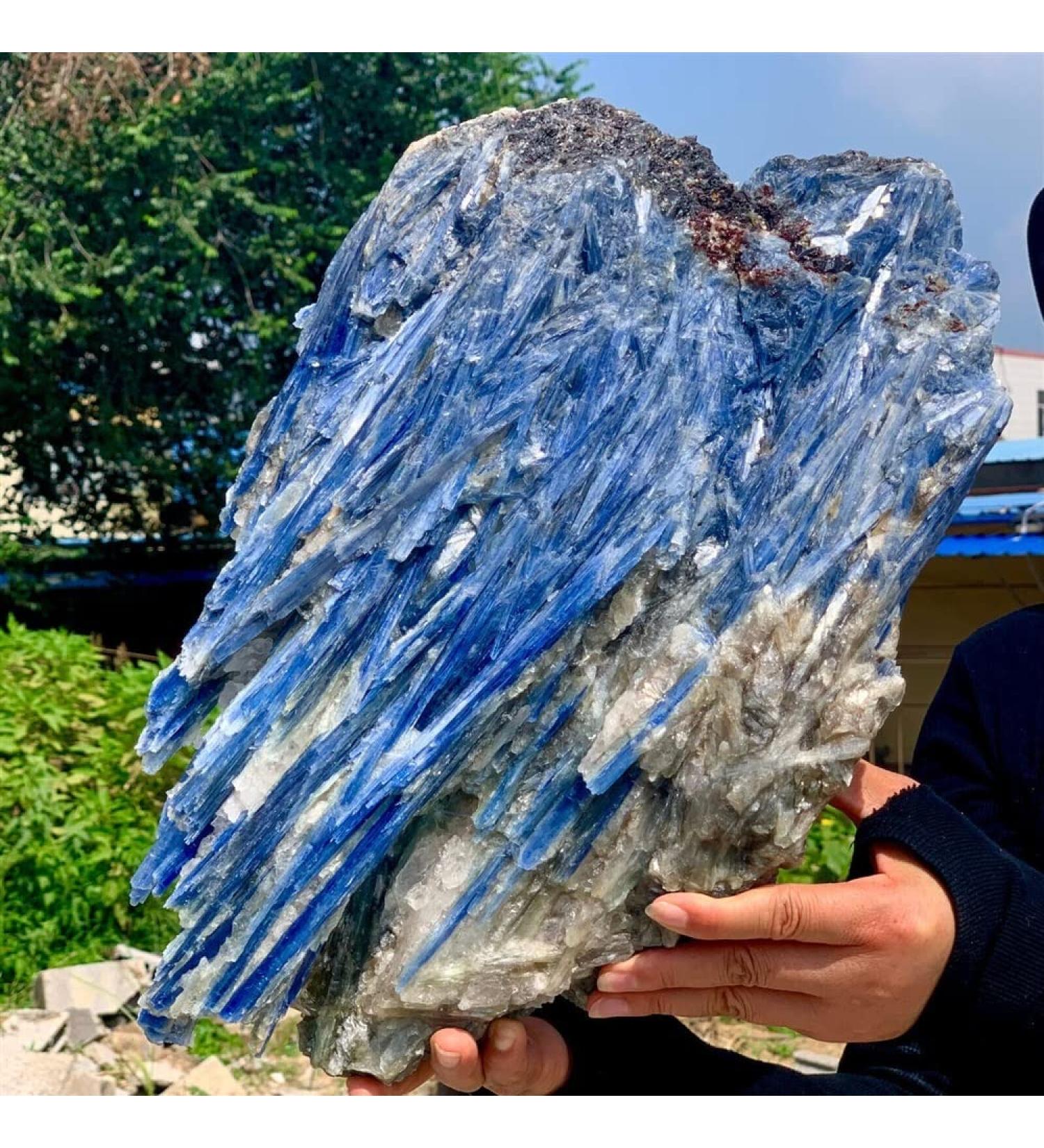 Natural Crystal Rough Natural Kyanite Rough Stone Crystal Home Office Decoration Specimen Furnishings (Size : 800-900g) - Buy Online on GoSupps.com