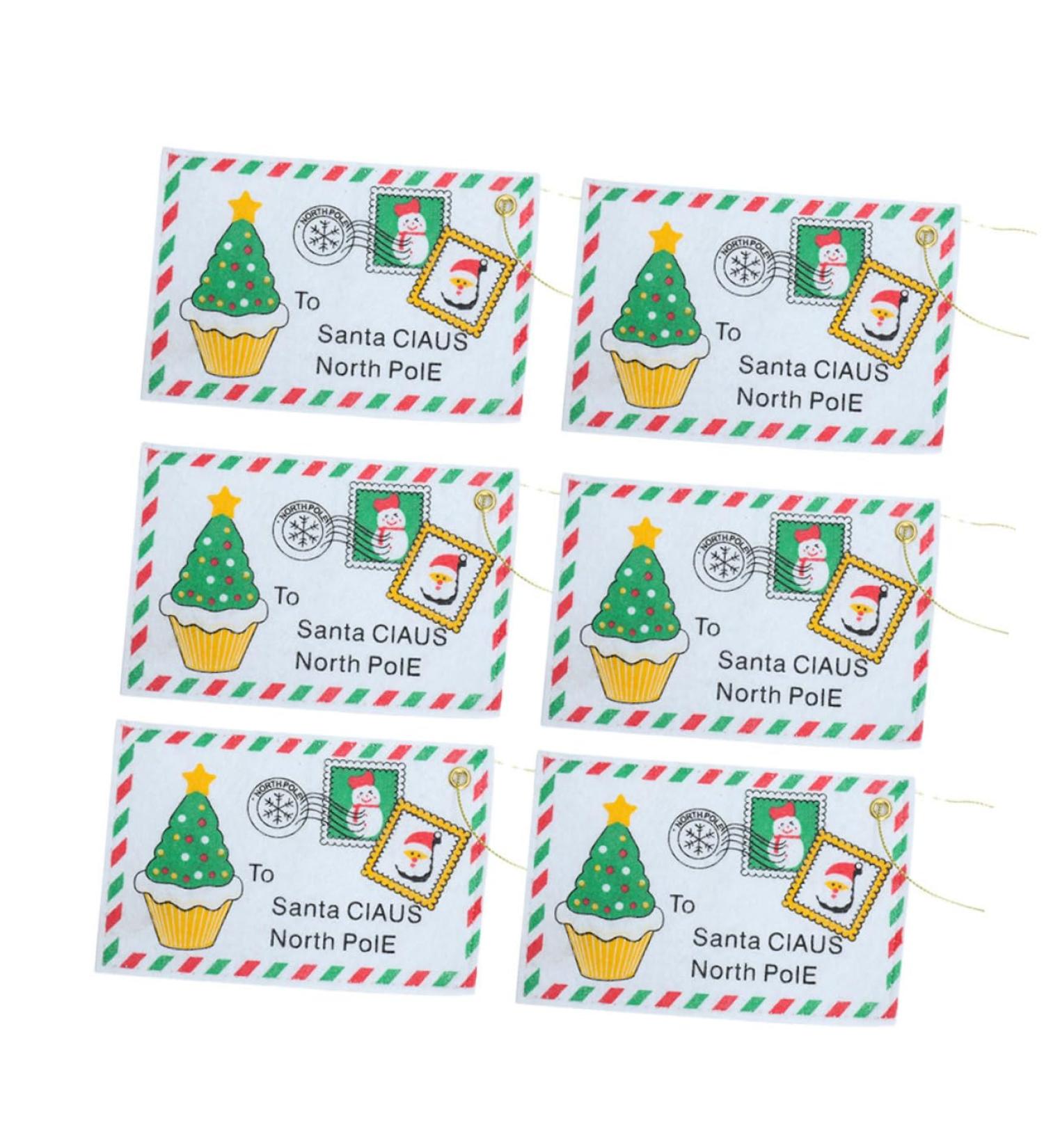 Alipis 6pcs Candy Bags Christmas Candy Treat Bag Xmas Bags Santa Claus Envelopes Christmas Tree Hanger - Buy Online on GoSupps.com