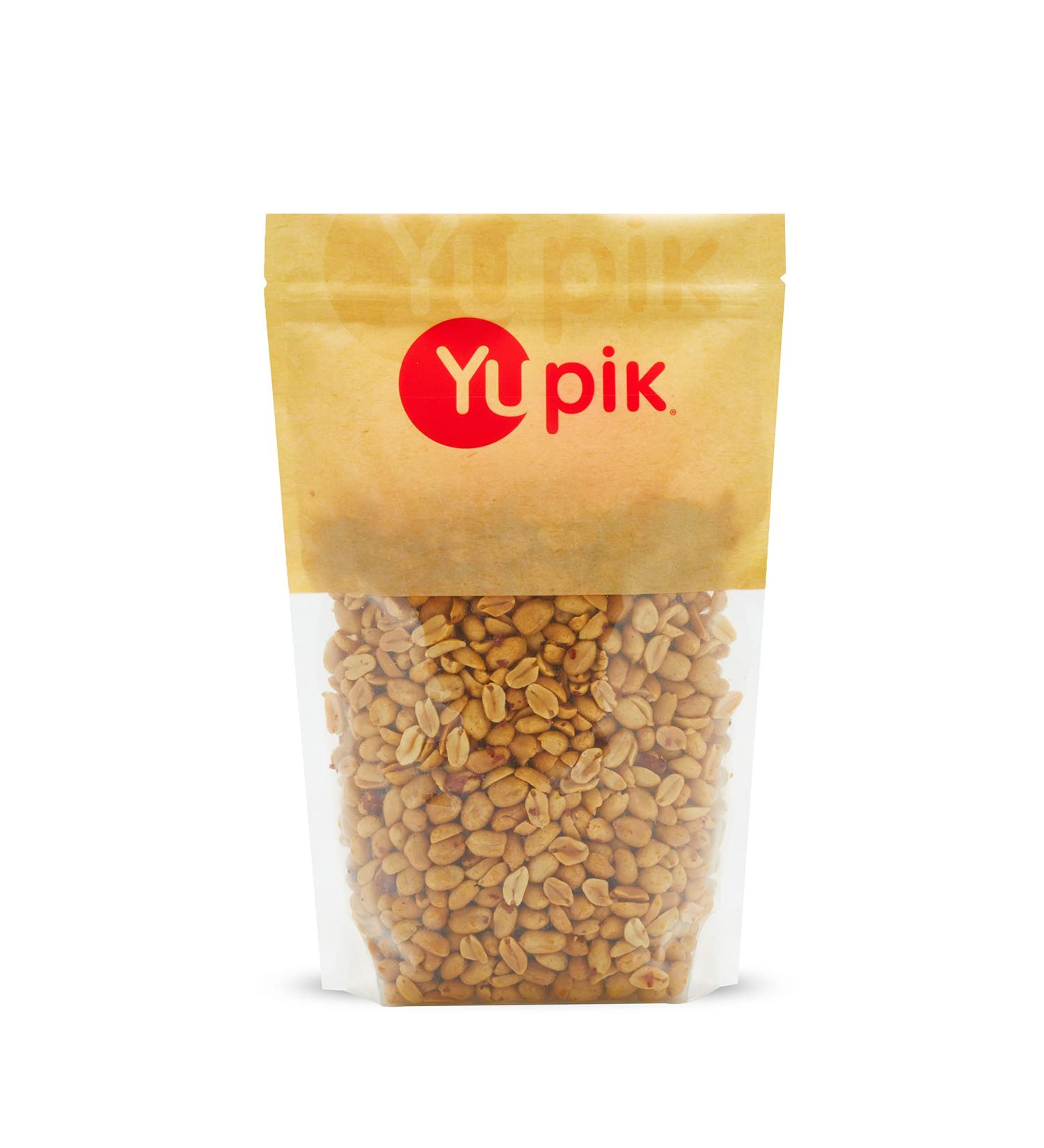 Yupik Blanched Roasted Unsalted Peanuts 1 kg 6 Count Kosher Vegan Skinless No Added Salt Crunchy Nuts Source of Fiber & Protein Savory Snacks Peanuts 6 kg - Buy Online on GoSupps.com