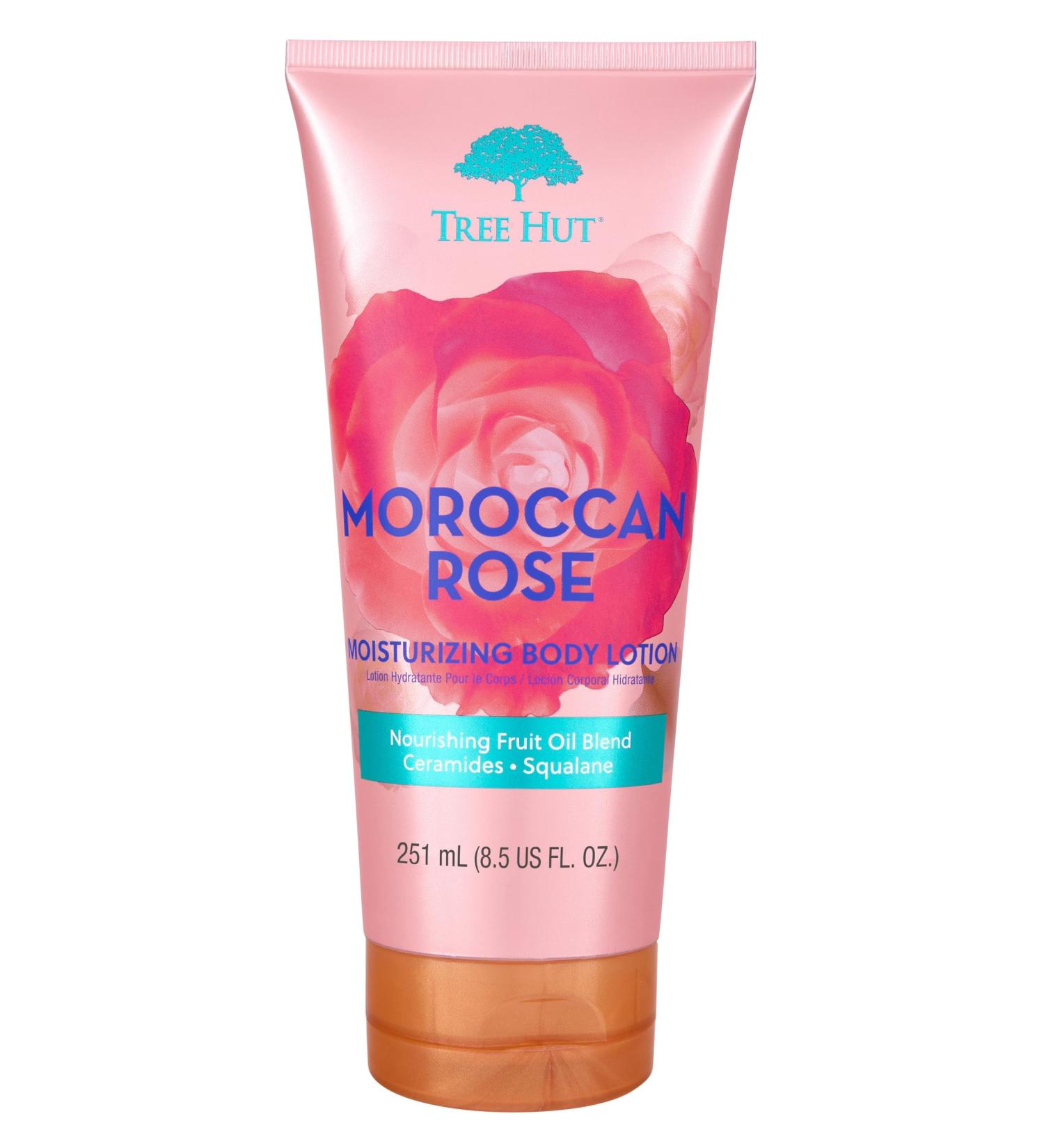 Tree Hut Moroccan Rose Moisturizing Body Lotion - 8.5 fl oz | Hydrating & Nourishing | International Shipping Available - Buy Online on GoSupps.com
