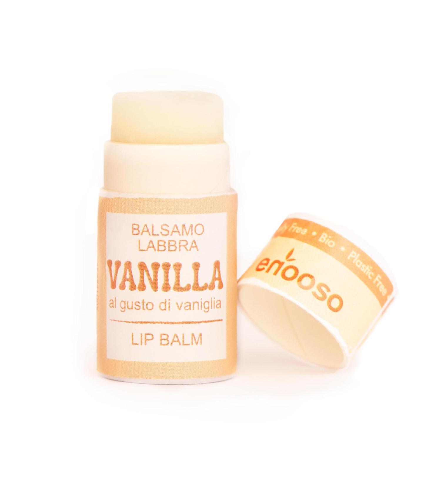 Enooso - Baume a Levre Hydratant Naturel pour Levre Gerc es VANILLE Soins Pour Les L vres Protection Longue Dur e Stick levre Ski Lip Balm Vegan 100% Stick Levres Hydratant 10 ml Vanille 10 ml - Buy Online on GoSupps.com