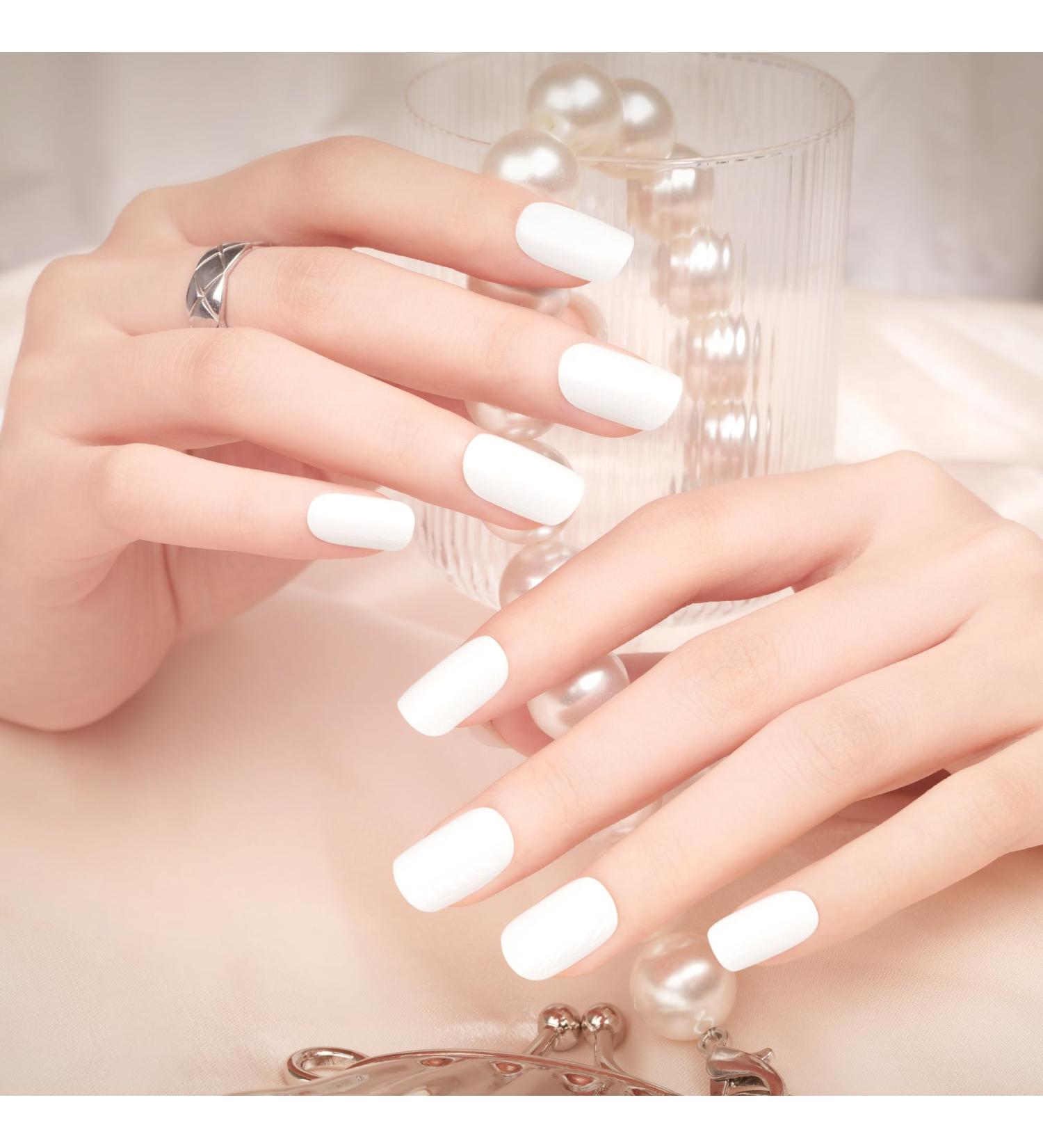 DANNI & TONI Moonlit Frost Gel Nail Polish Strips - 28 Salon-Quality Stickers for Manicure Set - Buy Online on GoSupps.com