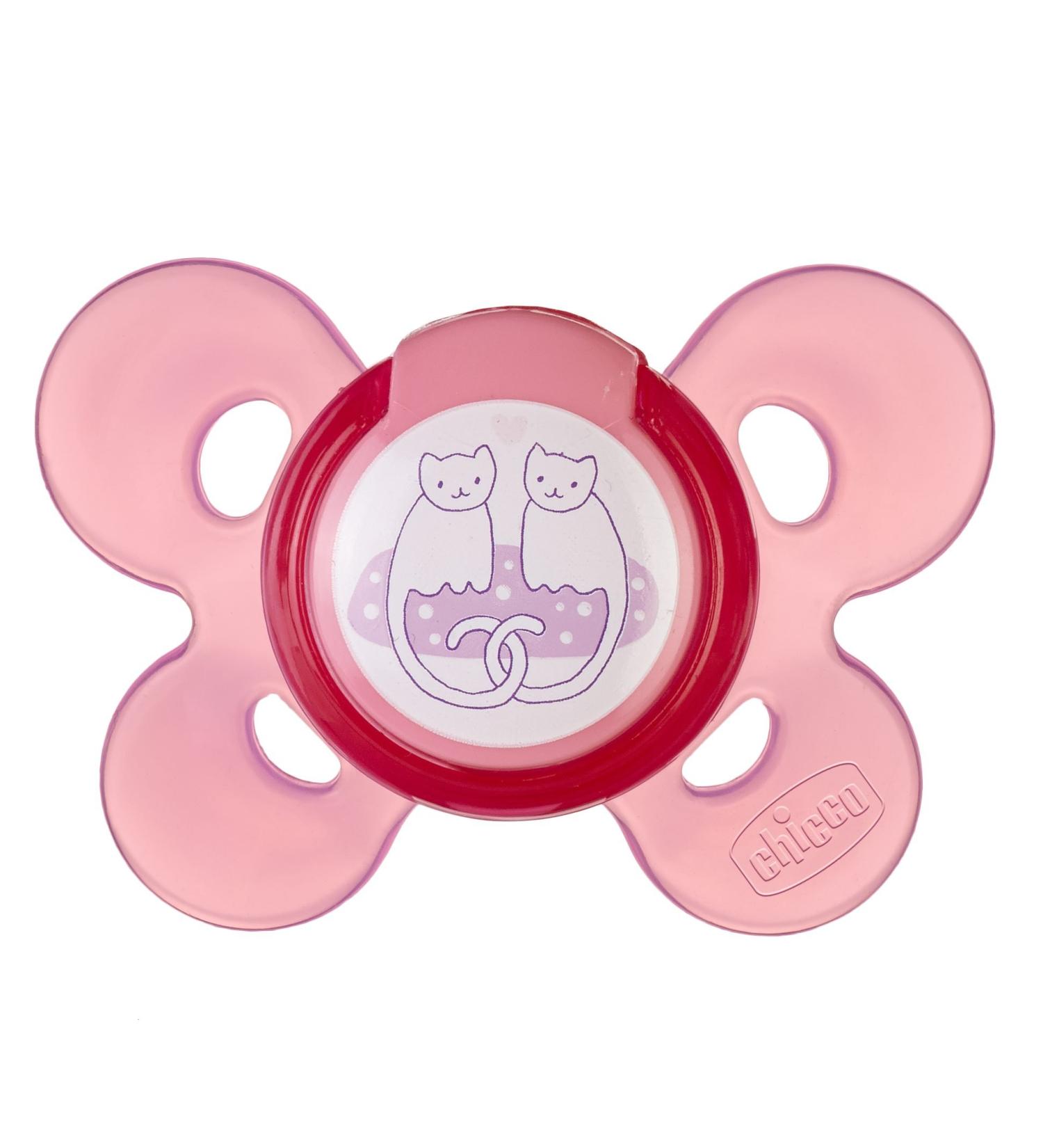 Chicco teat "Physio Comfort" 4m+ rubber 1 piece pink