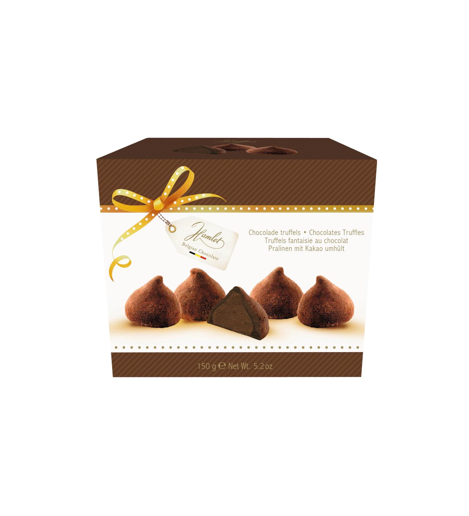 Hamlet Belgian Chocolate | Chocolate Cocoa Powered Truffles in Gift Box | 14 pieces of Belgian Chocolate 150g - Buy Online on GoSupps.com
