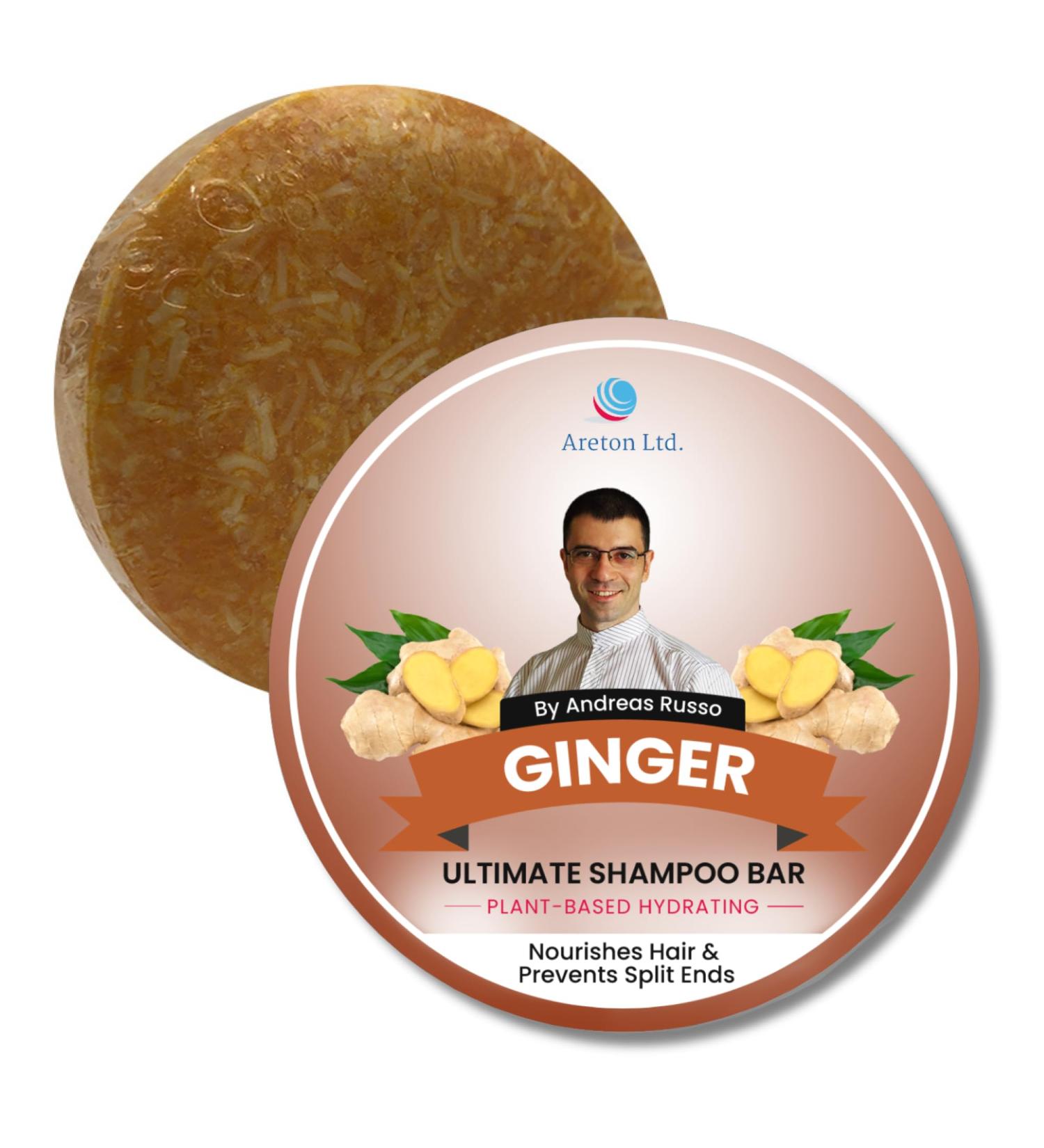 Barre de shampoing solide pour cheveux secs nutrition des cheveux cuir chevelu qui d mange hydratation base de plantes. (Gingembre) - Buy Online on GoSupps.com