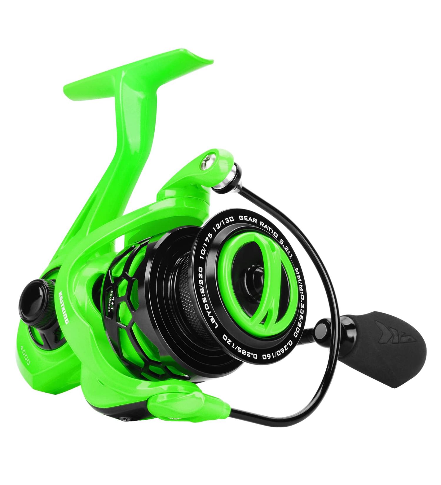 KastKing Zephyr Spinning Reel - Ultralight Size 500 for Ice Fishing | 7+1/6+1BB Smooth & Powerful Fresh/Saltwater Reel | Stainless Steel Shaft - Size 2000 - Buy Online on GoSupps.com