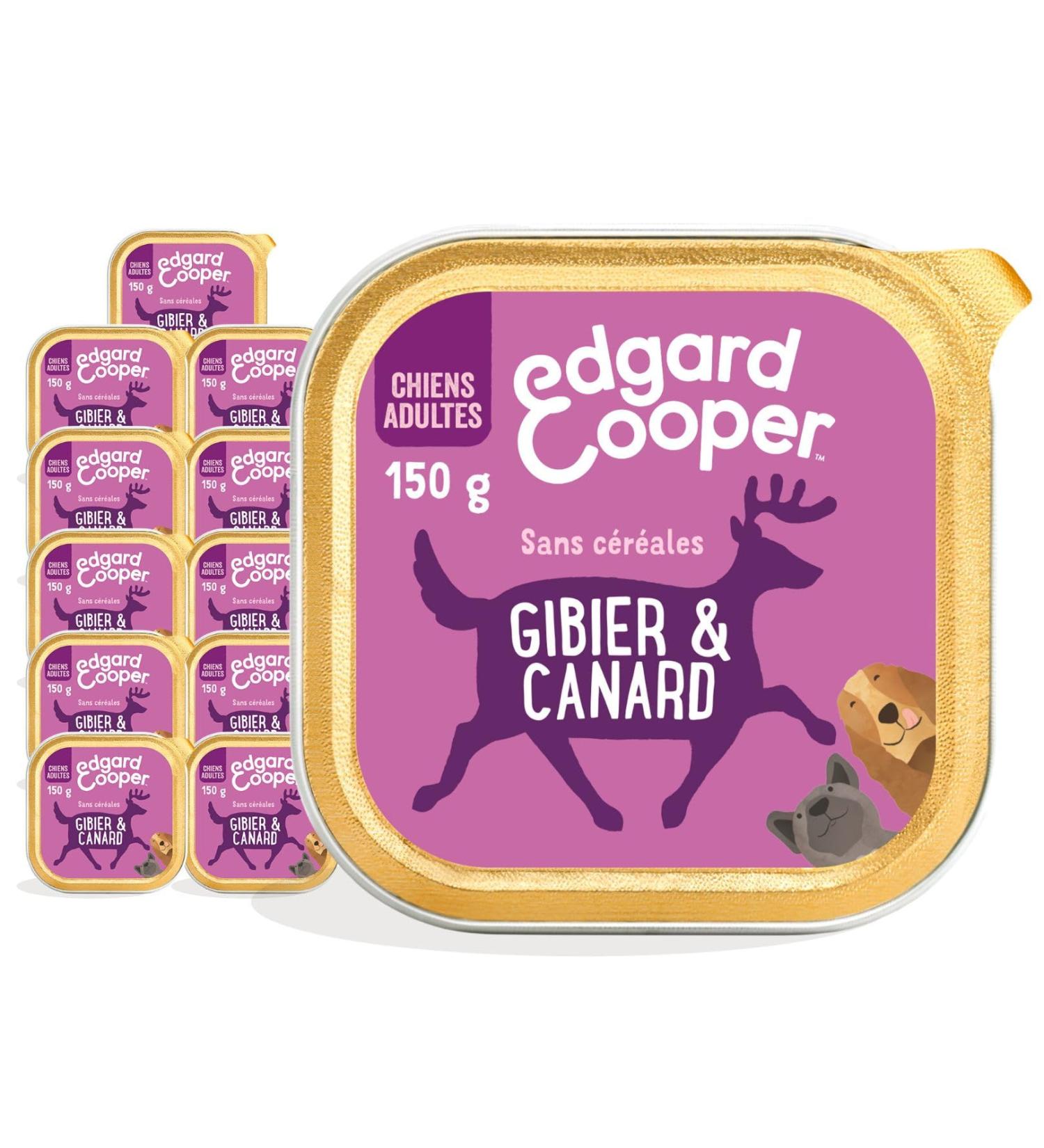 Edgard & Cooper Dog P t (Game & Duck 150g x 11) Grain Free Fresh Meat & Quality Protein Real Ingredients for Dogs Hypoallergenic No Added Sugars - Buy Online on GoSupps.com