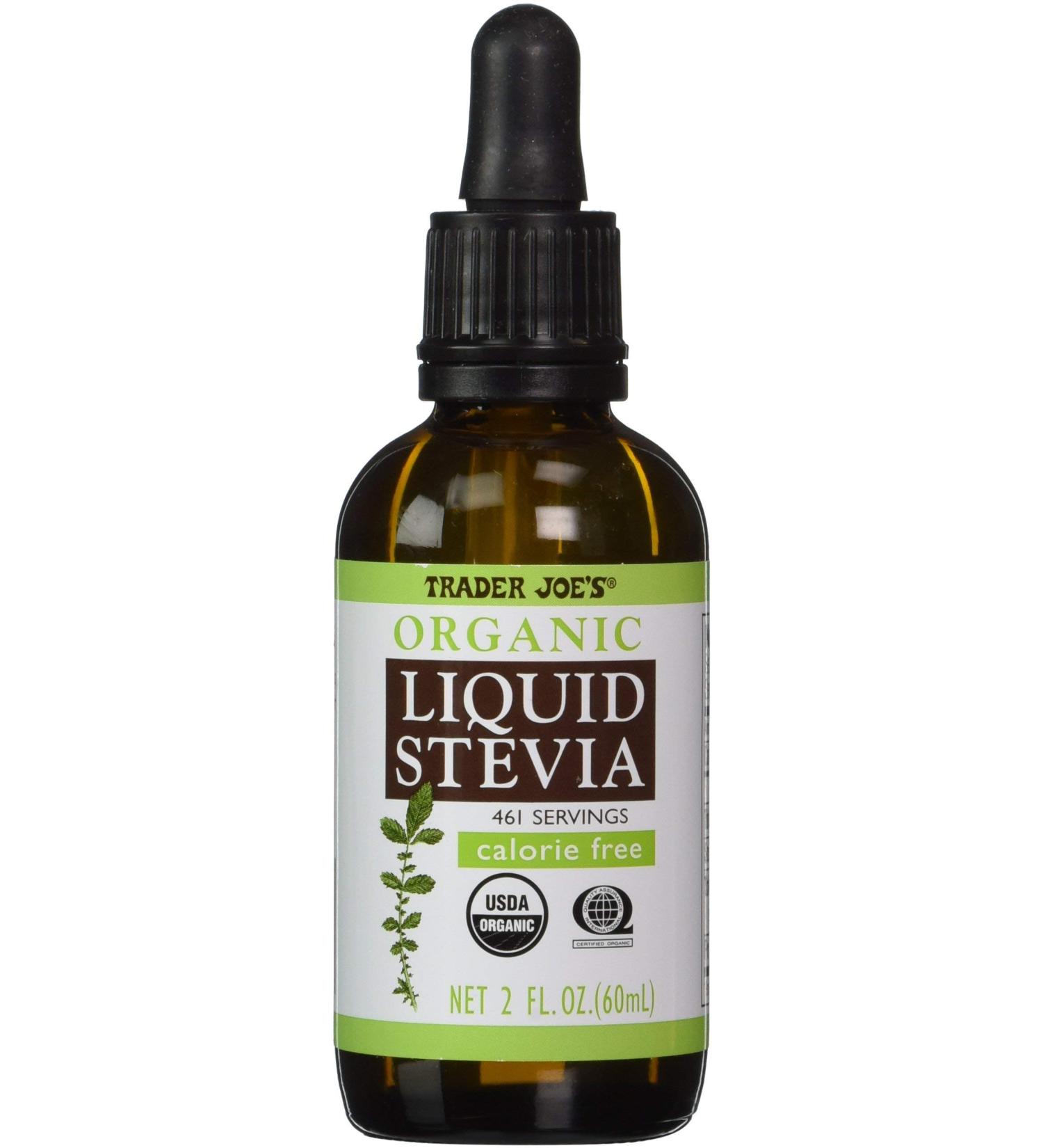 Trader Joe's Organic Stevia Liquid 60ml - Pack of 8