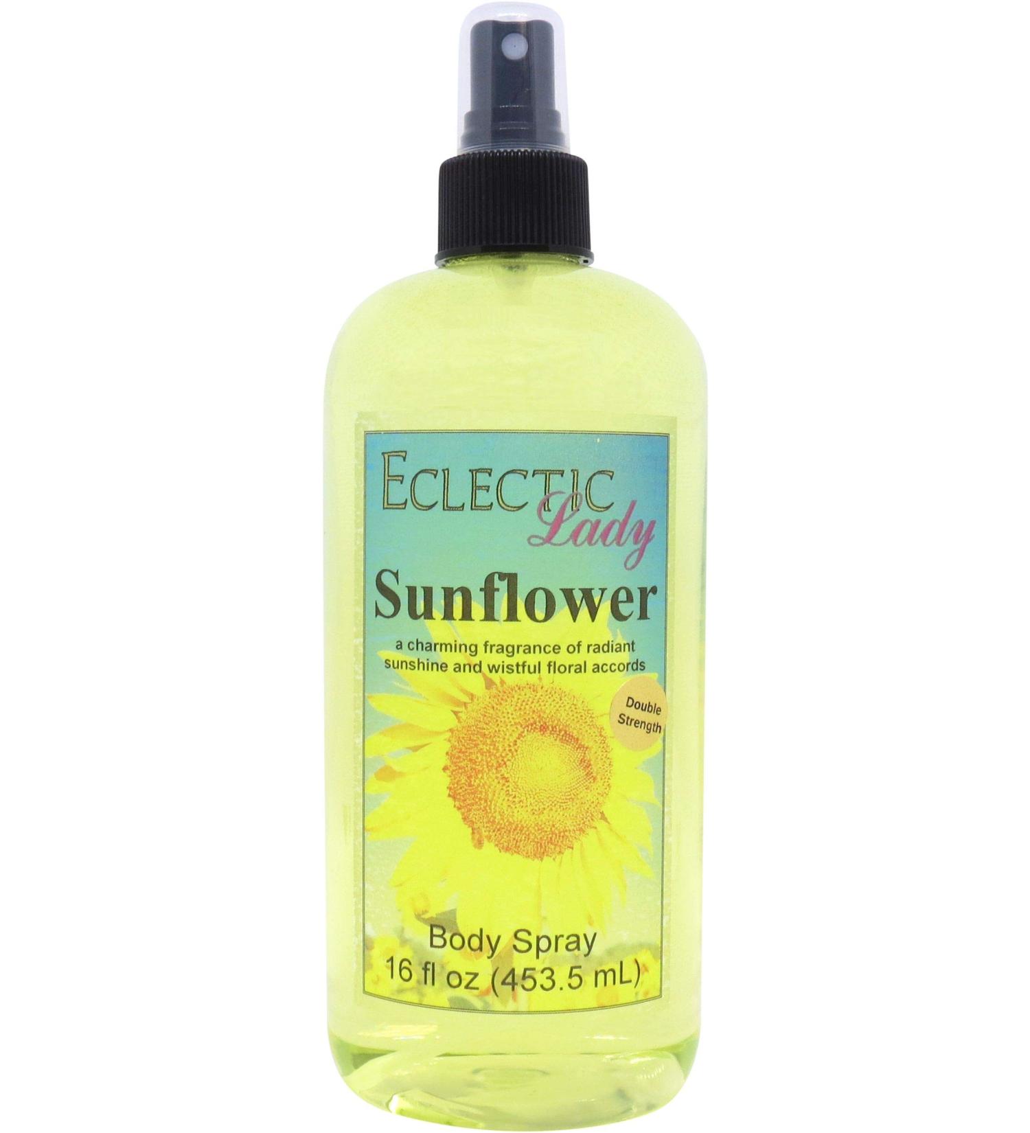 Sunflower Body Spray (Double Strength) 16 ounces Body Mist for Women with Clean Light & Gentle Fragrance Long Lasting Perfume with Comforting Scent for Men & Women Cologne with Soft Subtle Aroma 16 Fluid Ounces (Double Strength) - Buy Online on GoSupps.com