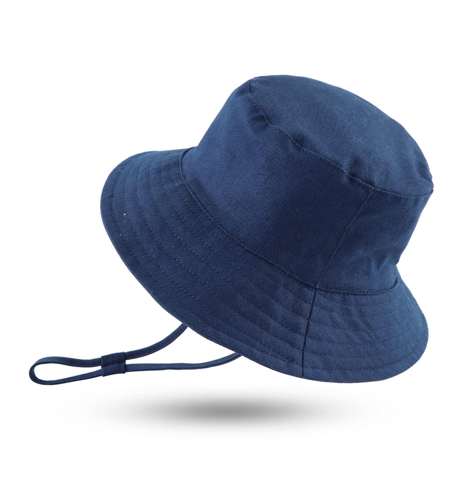 XIAOHAWANG Baby Boy Sun Hat - Toddler Dinosaur Bucket Hat for Beach - Navy, 1-2 Years - Buy Online on GoSupps.com