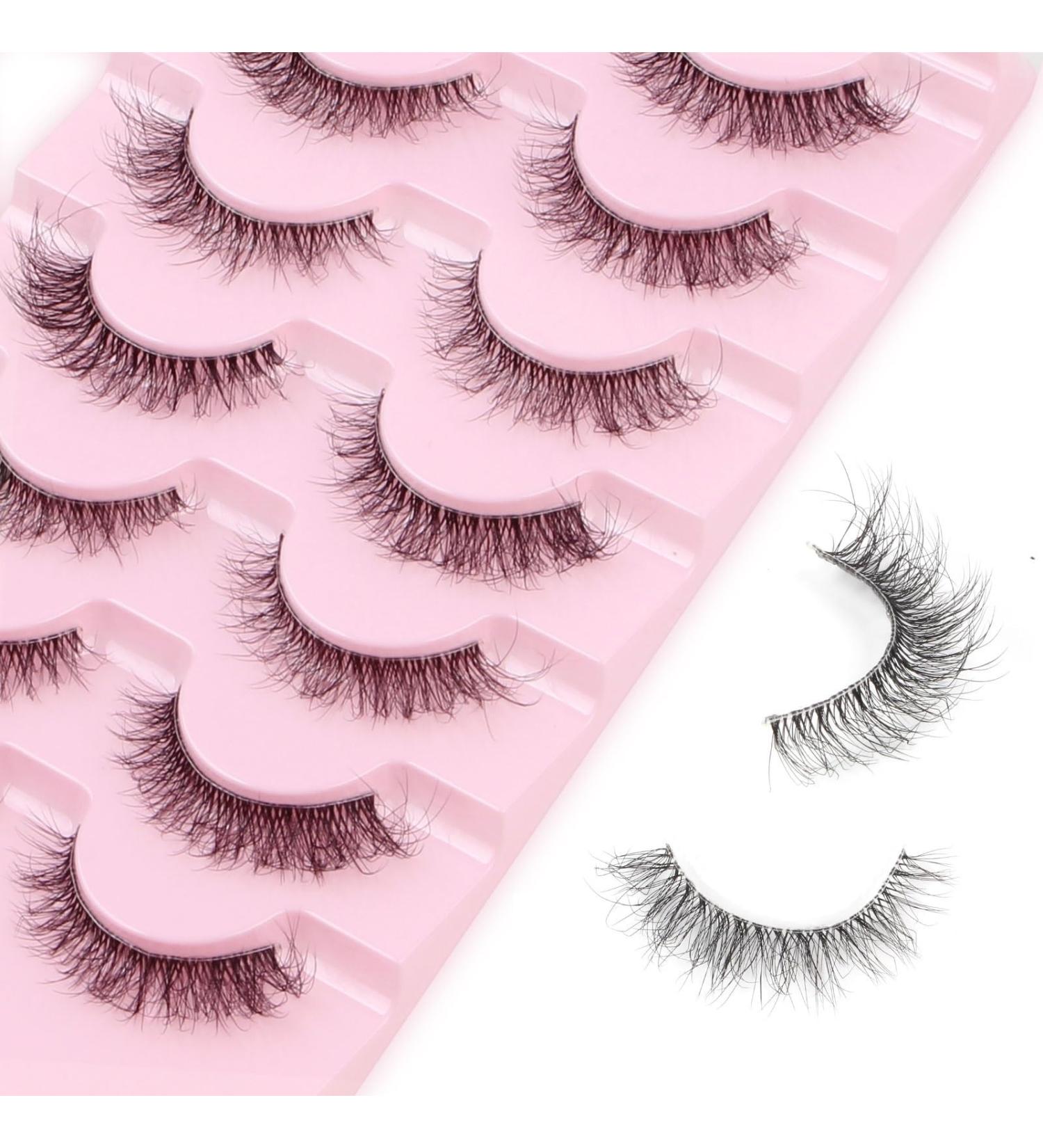 Parriparri Cat Eye Fluffy Wispy False Eyelashes - Natural Look 7 Pairs Mink 02 - Buy Online on GoSupps.com
