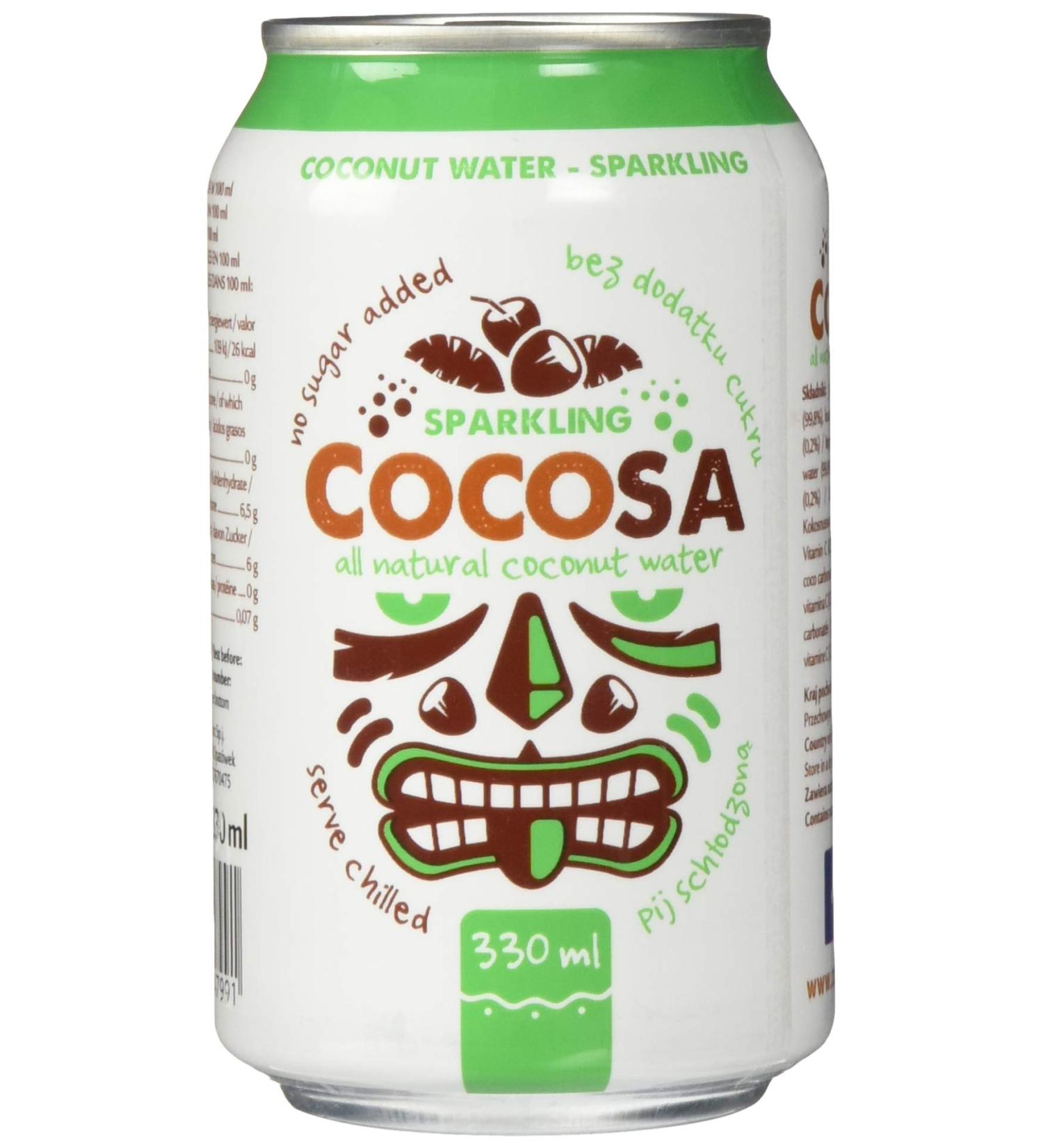 Buy Cocosa Sparkling Coconut Water 330ml - Natural Sugar-Free from Vietnam | Diet-Food & Health Drinks - Buy Online on GoSupps.com
