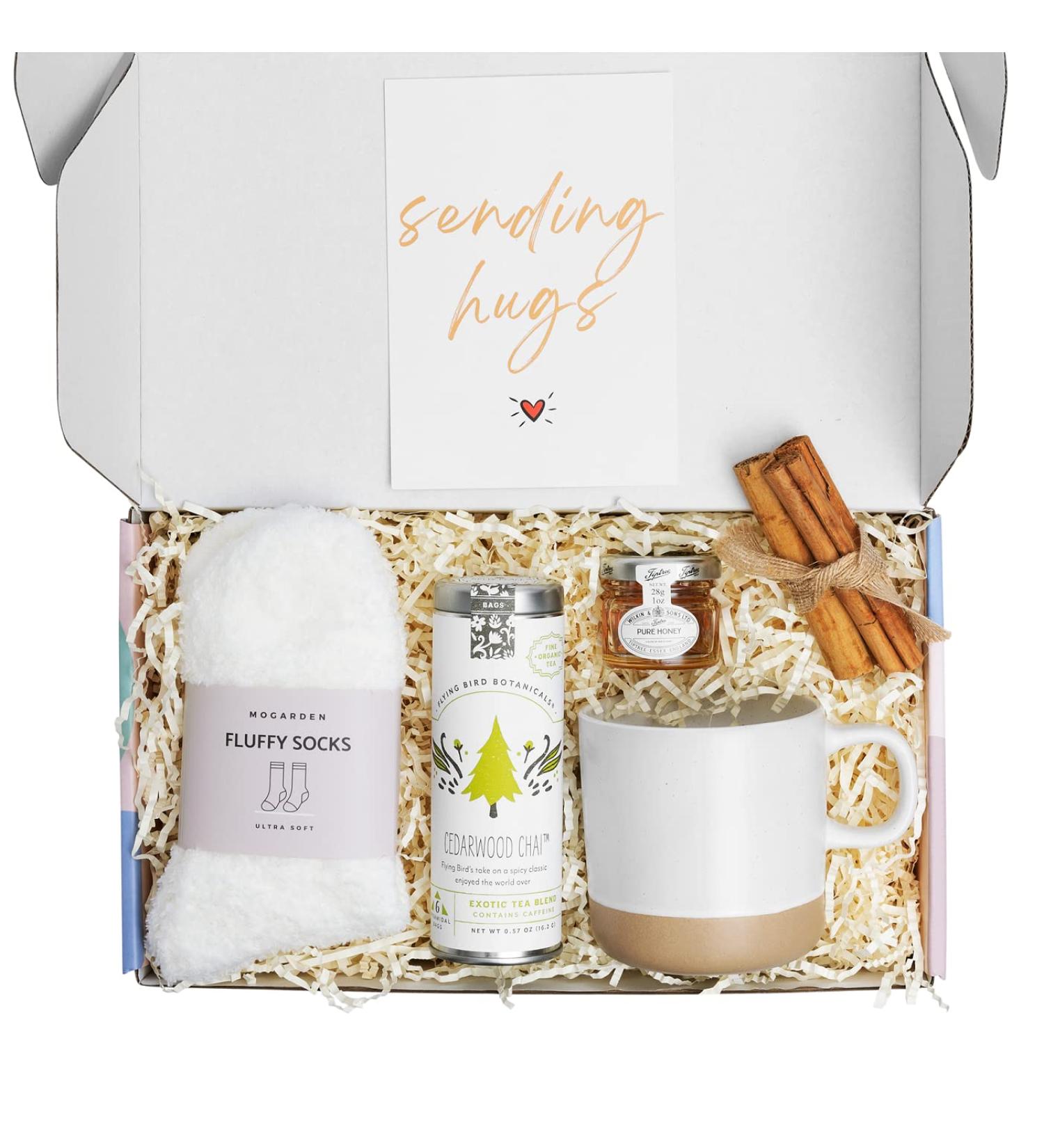 Thinking of You Sympathy & Get Well Gift Basket for Women - Tea & Self Care Care Package - Buy Online on GoSupps.com