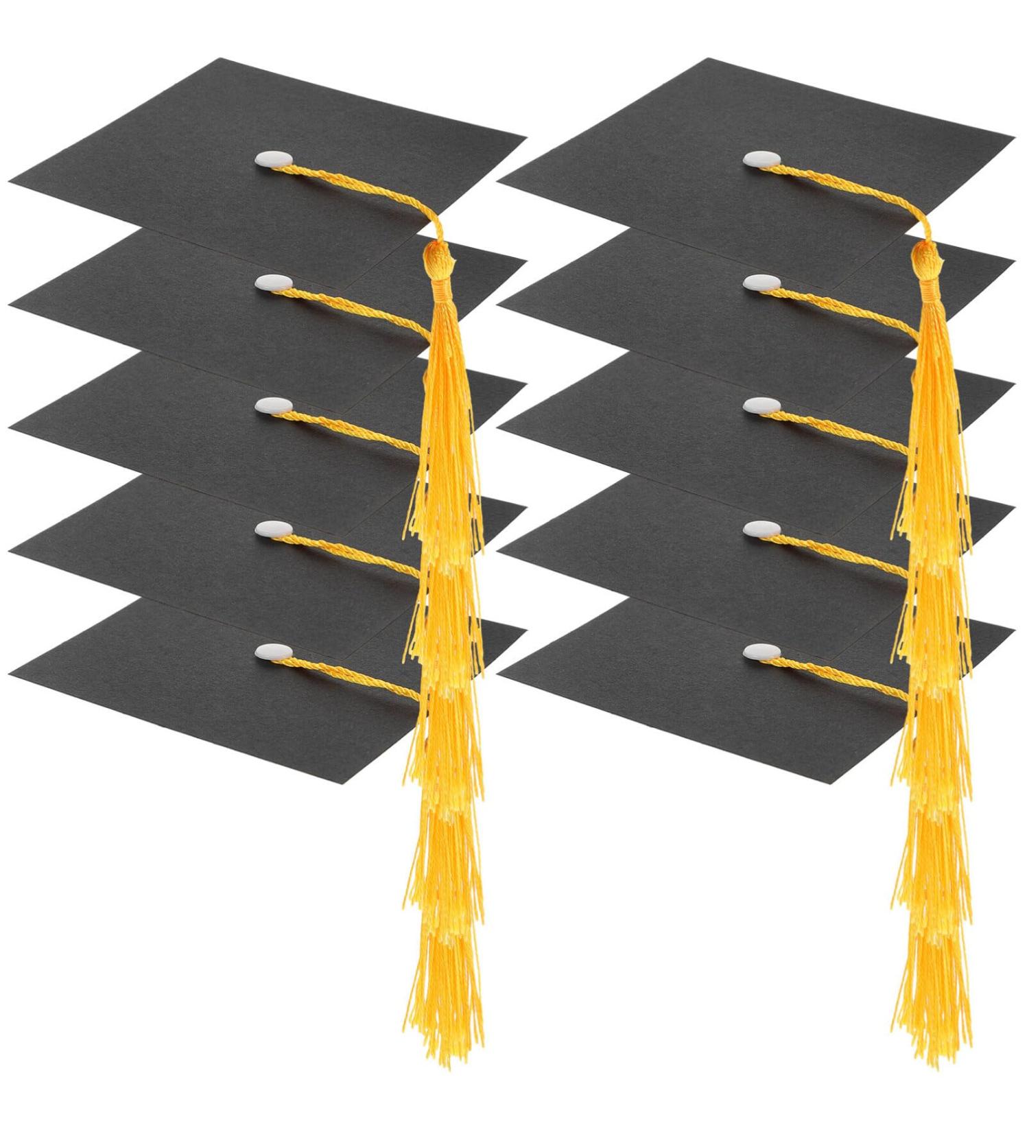 Alipis Graduation Cupcake Toppers 2024 Graduation Cap Cake Topper Class of 2024 Grad Cap Cupcake Pick Congrat Centerpiece Stick for 2024 Graduation Party Cake Decoration Black 30pcs - Buy Online on GoSupps.com