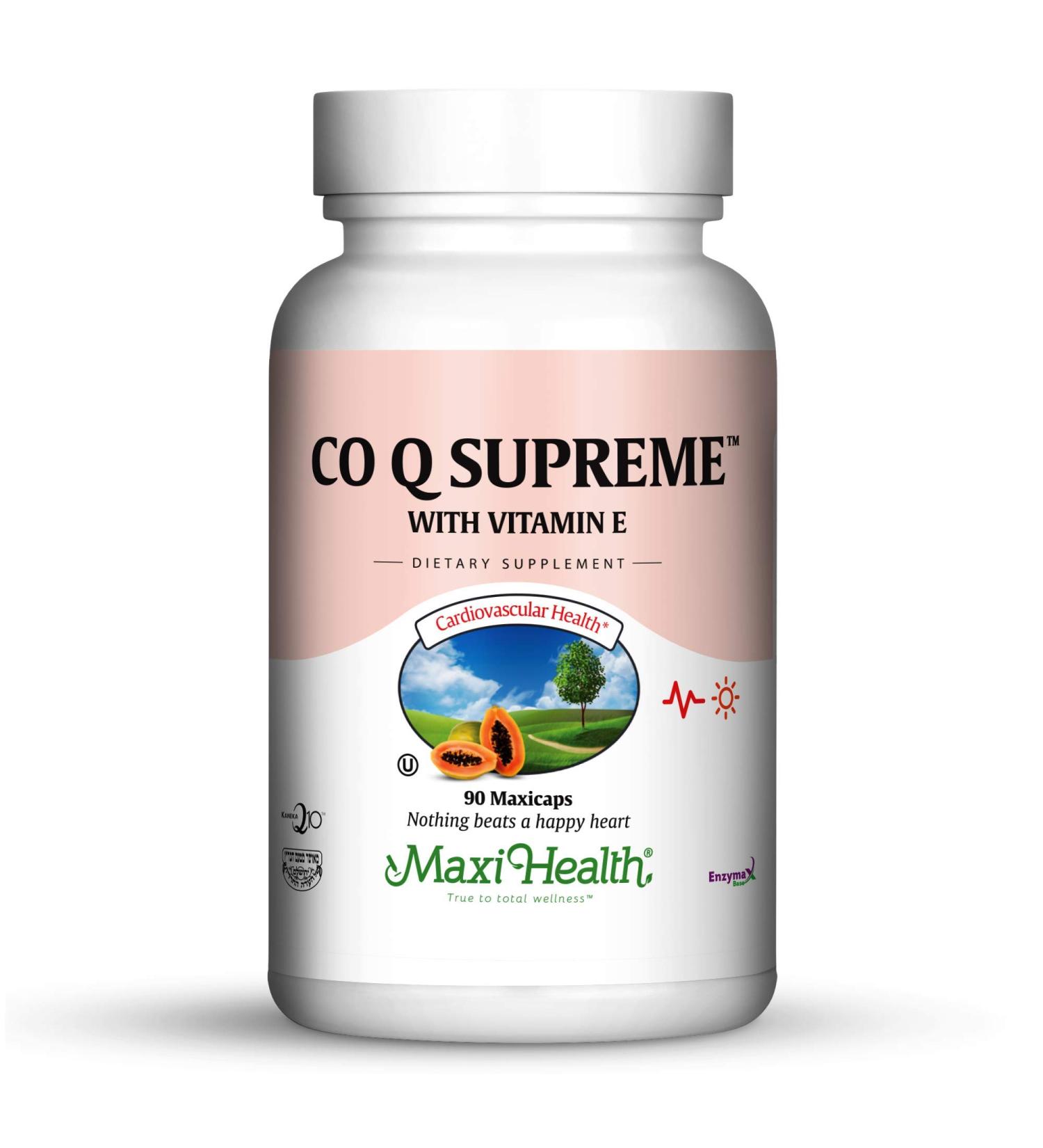 Maxi Co-Q Supreme - 90 Capsules | Premium CoQ10 for Heart Health & Energy | Worldwide Shipping - Buy Online on GoSupps.com