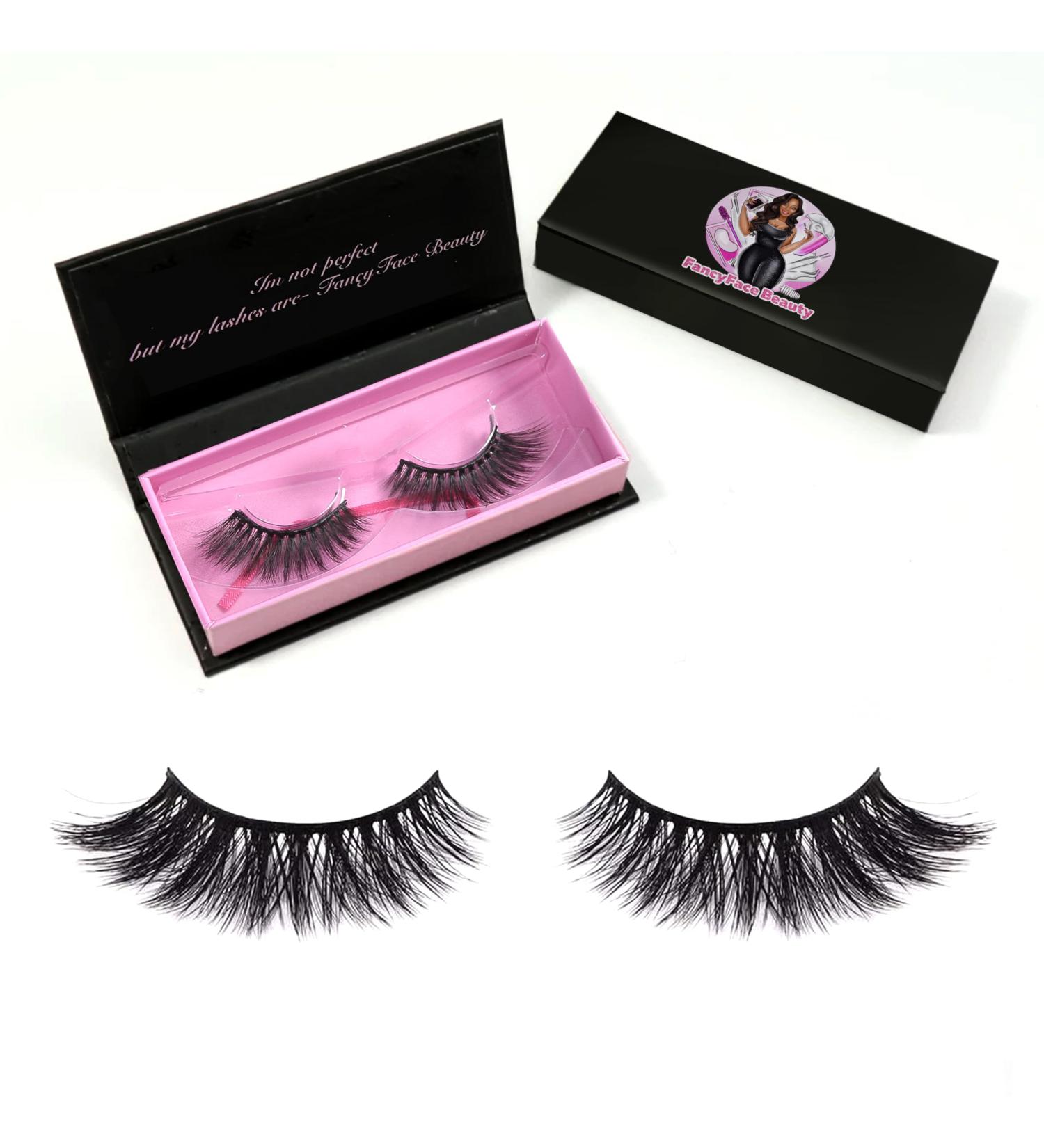 Premium Magnetic Eyelashes - Natural Look Reusable Wispy Lashes | FancyFace Beauty Pretty in Pink - Buy Online on GoSupps.com