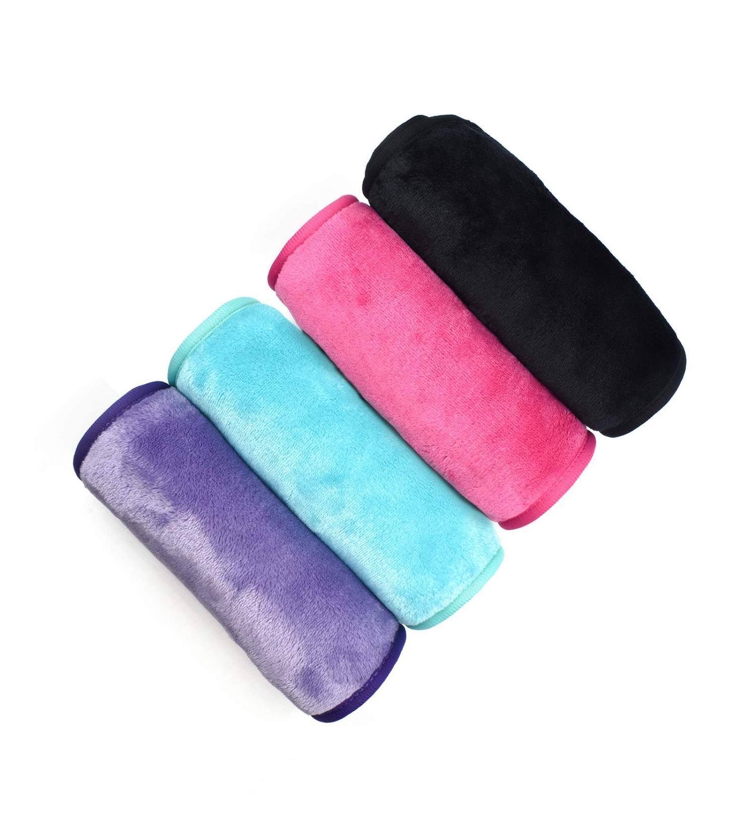 Makeup Remover Cloths (4 Count) - Reusable Microfiber Towels for Fast Drying & Gentle Cleansing - Buy Online on GoSupps.com
