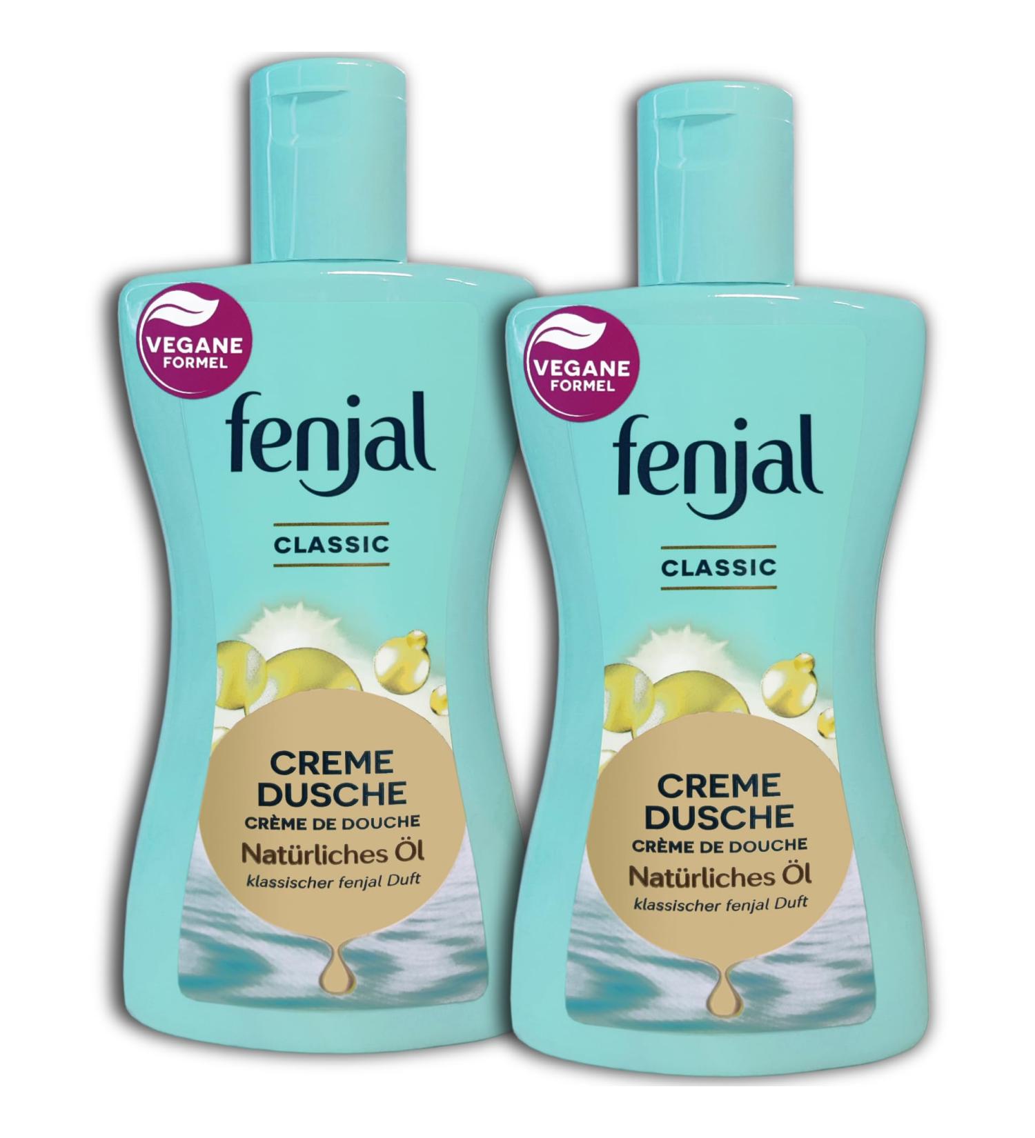 topDEal Set of 2 bottles of Fenjal Classic Natural Oil Shower Cream 2 x 200 ml