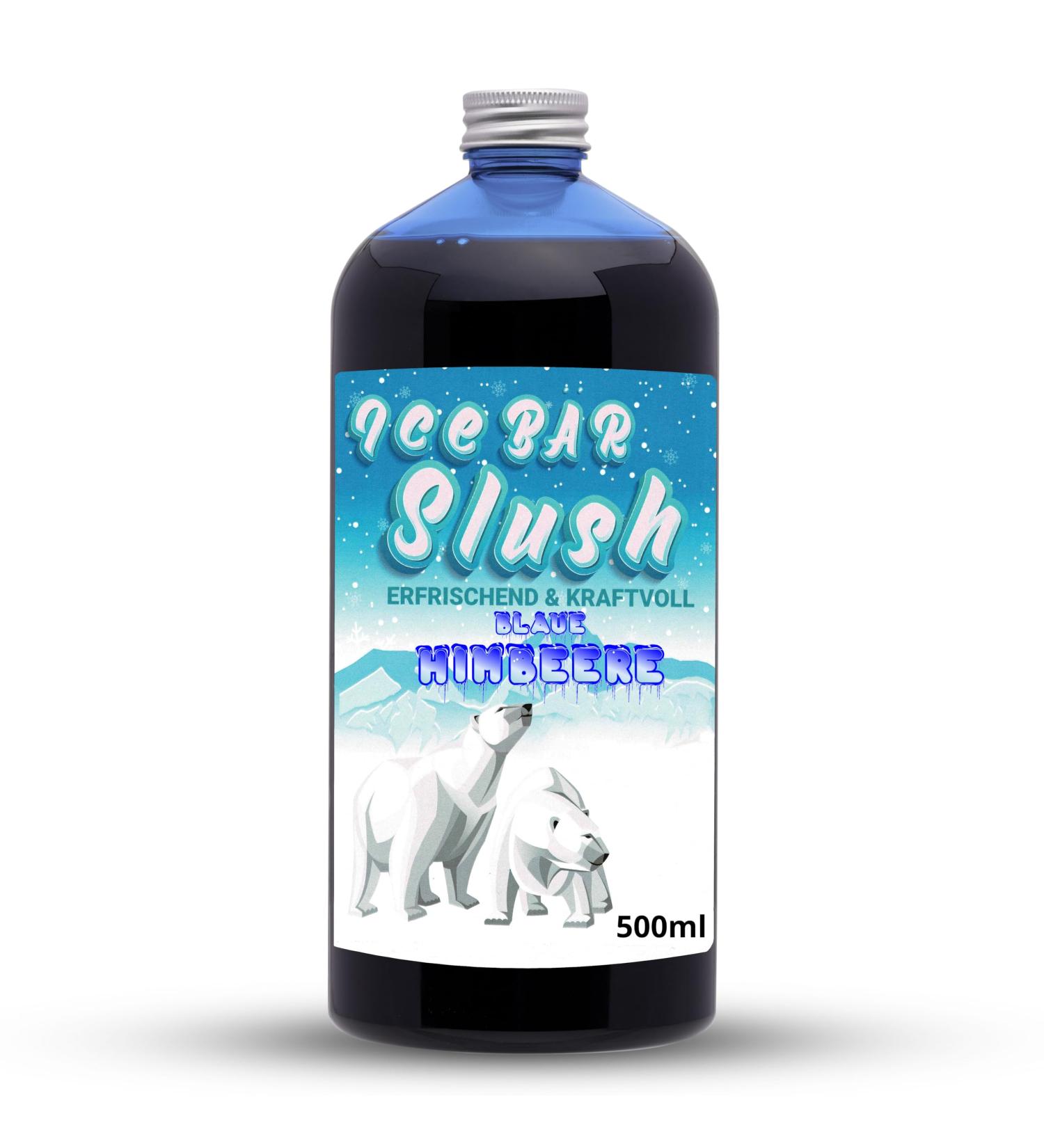 ICE Ours Sirop sans AZO ni glyc rine | Bouteille de 500 ml | Concentr pour Slushy Boissons Maker Machine glace Machine glace 1:5 1:20 (500 ml framboise bleue) Framboise bleue 500 ml (Lot de 1) - Buy Online on GoSupps.com