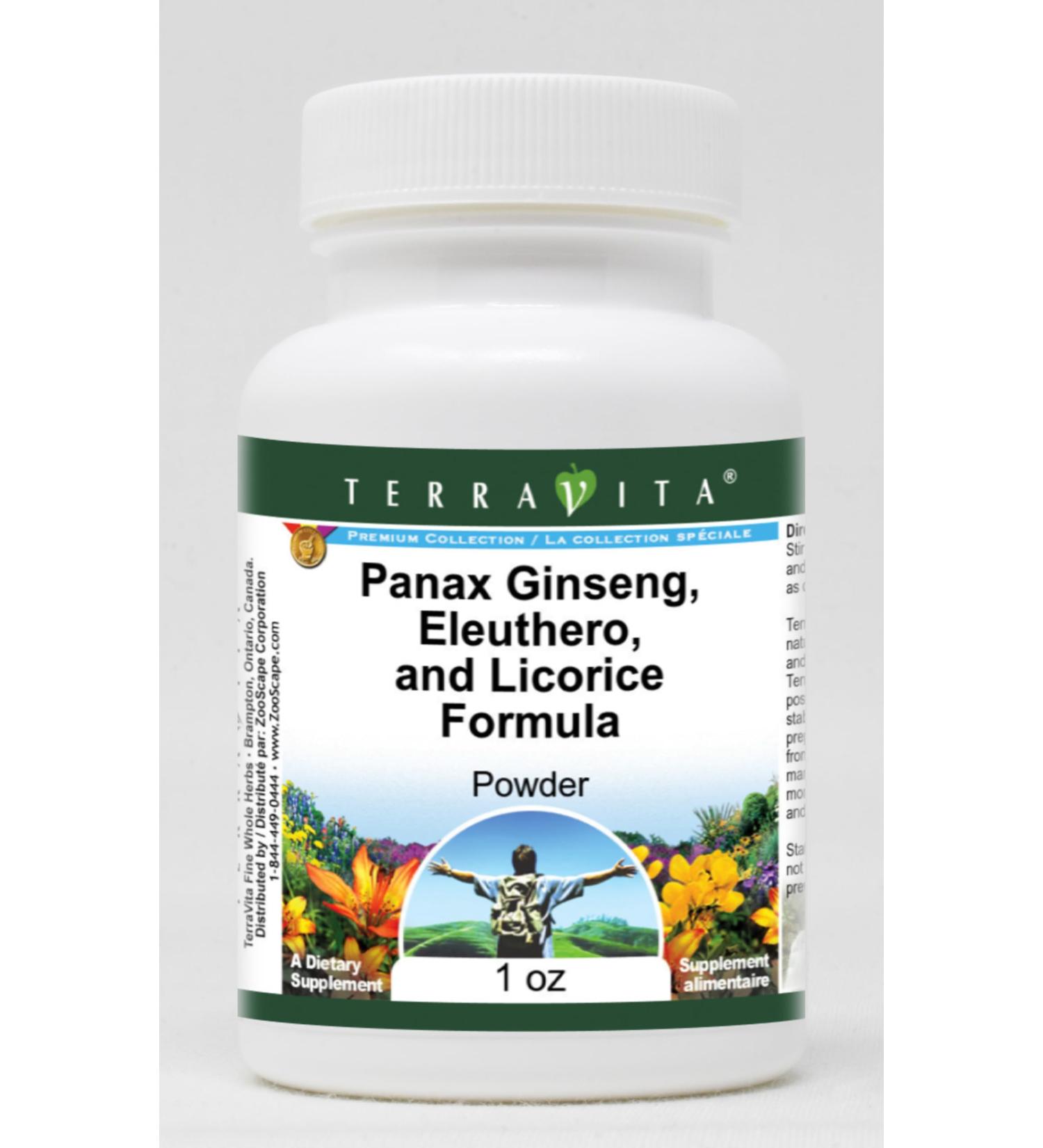 Panax Ginseng Eleuthero and Licorice Formula Powder (1 oz ZIN: 517248) - 3 Pack - Buy Online on GoSupps.com