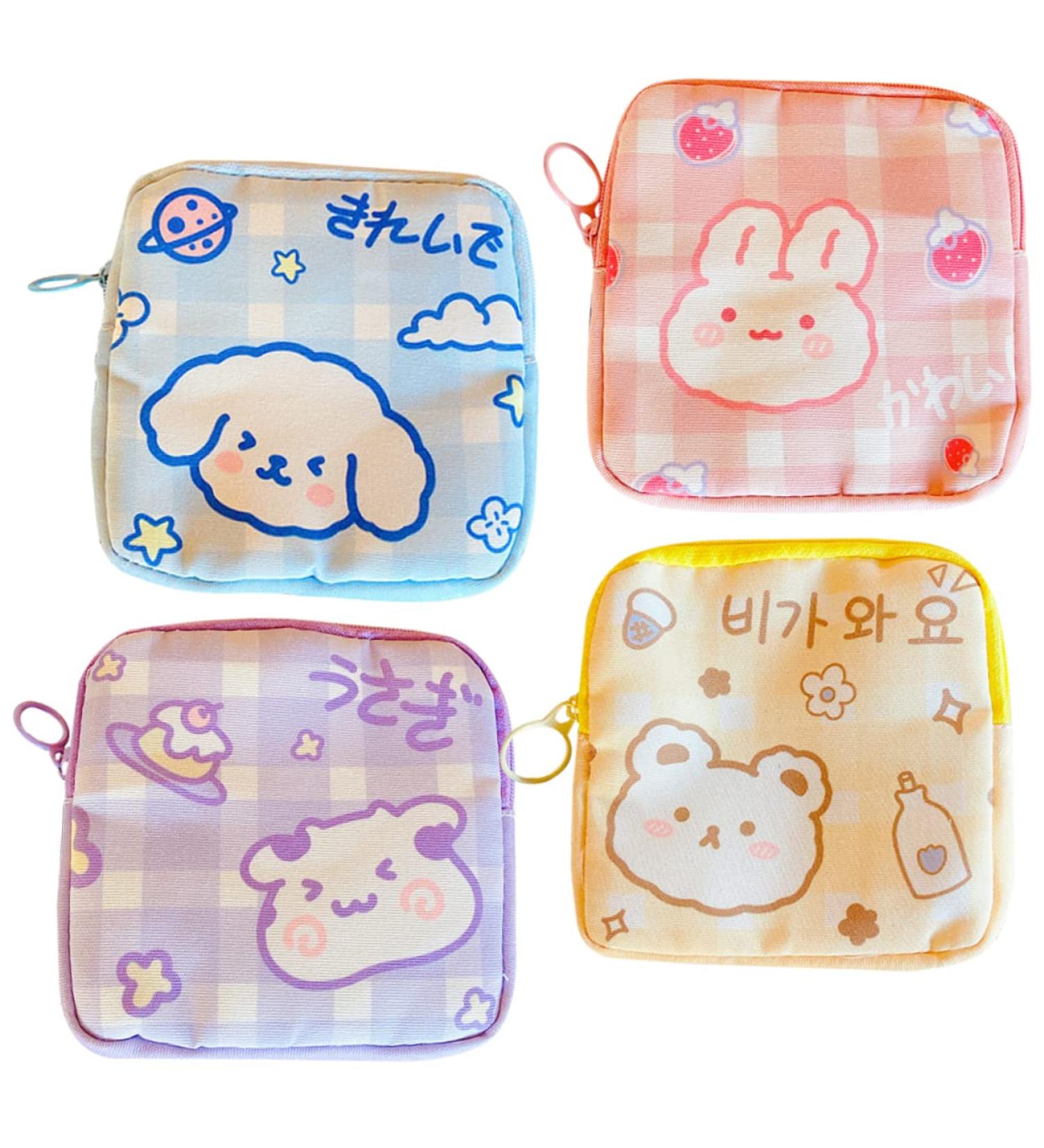 Buy Healeeved 4-Piece Women's Bandage & Tampon Storage Bag - Stylish Menstrual Organizer Pockets for Easy Access - Perfect for International Shipping - Buy Online on GoSupps.com