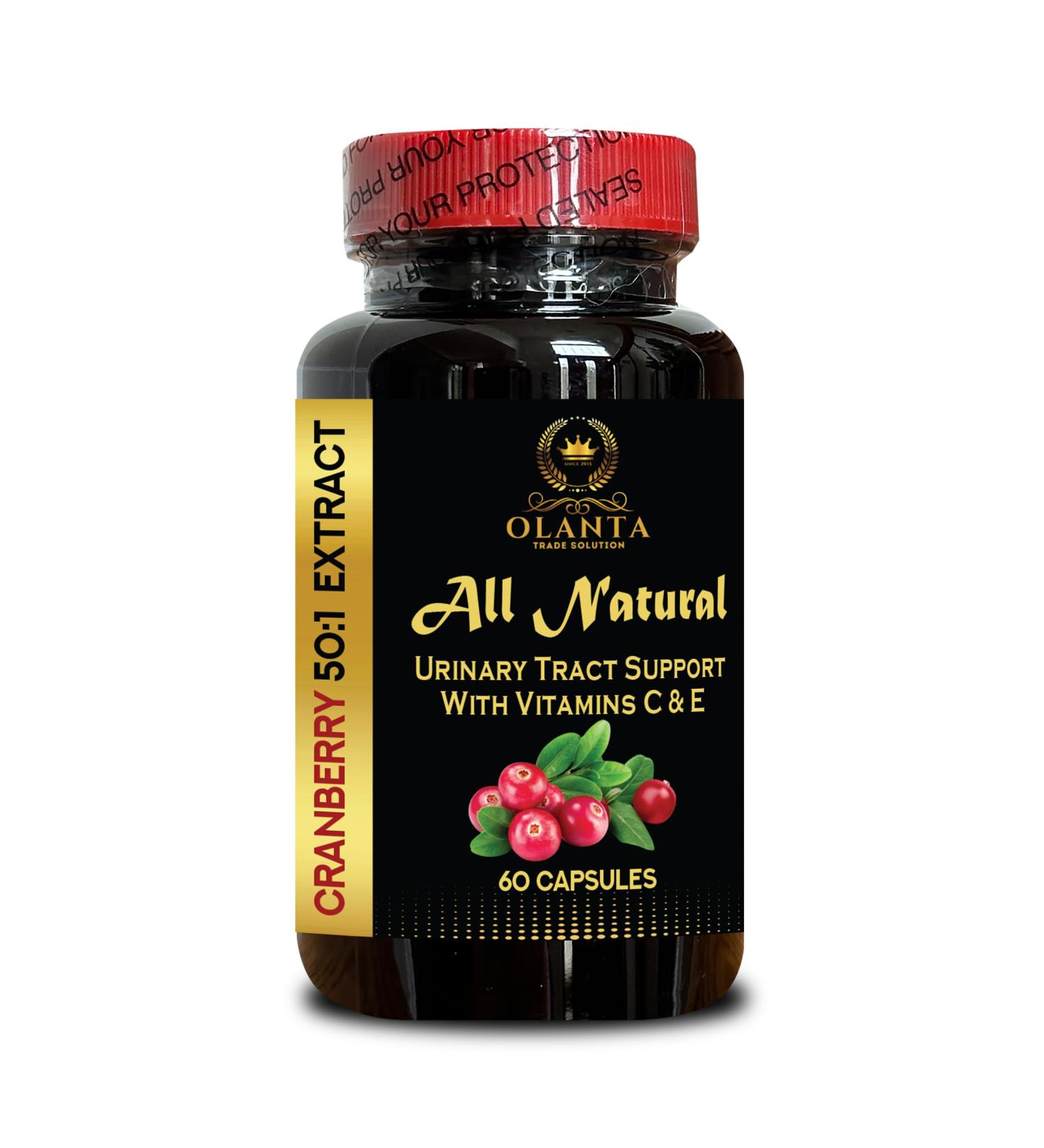 Cranberry Extract Concentrated - Support for Urinary Tract Health Helping to Maintain a Healthy Urinary System Promoting Bladder Comfort & Providing Natural Fruit Benefits for Overall Wellnes - Buy Online on GoSupps.com