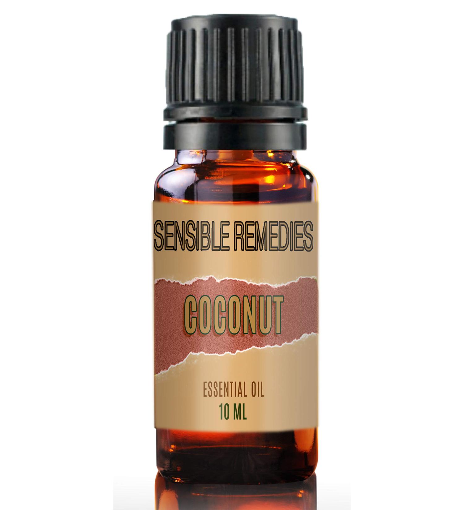 Sensible Remedies Coconut (Virgin) Oil 100% Pure and Natural Distilled 10 mL (0.333 fl oz) - Buy Online on GoSupps.com