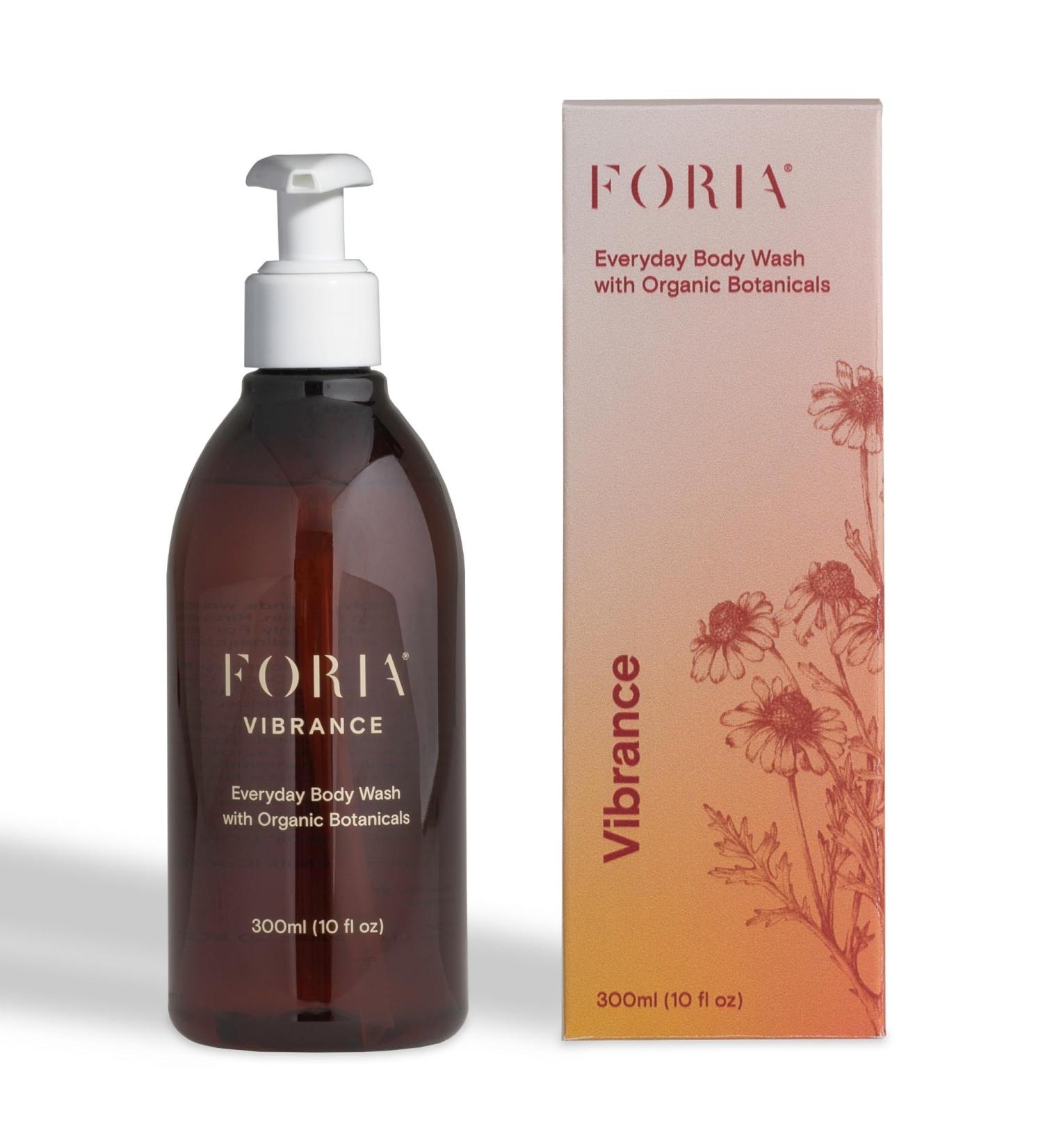 FORIA Everyday Body Wash - Organic, pH-Friendly, Sensitive Skin Safe - 10 Fl Oz Body & Feminine Wash - Buy Online on GoSupps.com