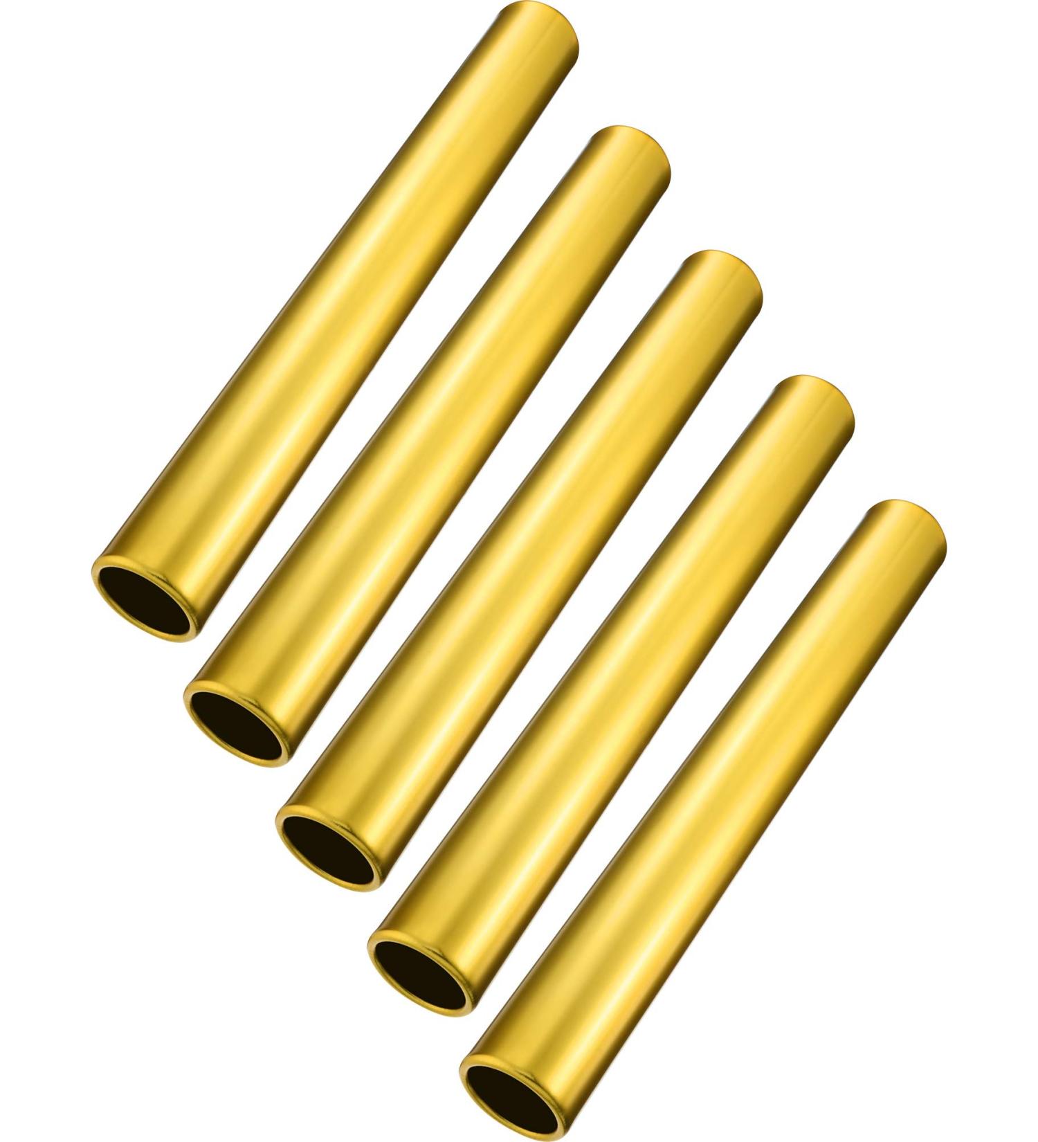 Zhehao Aluminum Relay Baton Set - 5 Pieces (Gold, Silver, Red, Green, Blue) - Buy Online on GoSupps.com