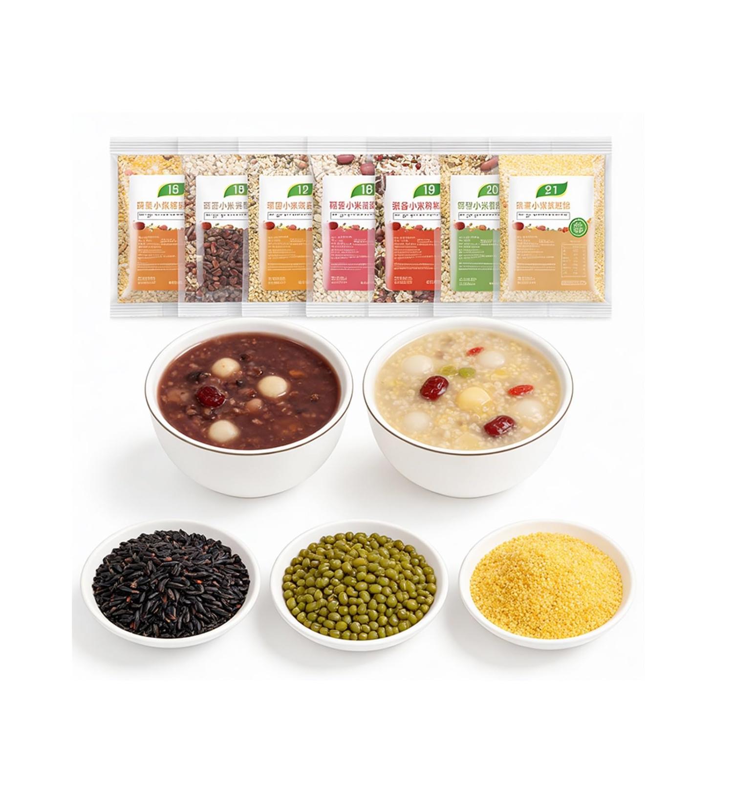 Bouillie De Petit-d jeuner Grains M lang s 42 Paquets 75g Par Paquet Approvisionnement Jours C r ales Entiers Faciles Cuire Repas Chaud Nutritif Rapide - Buy Online on GoSupps.com