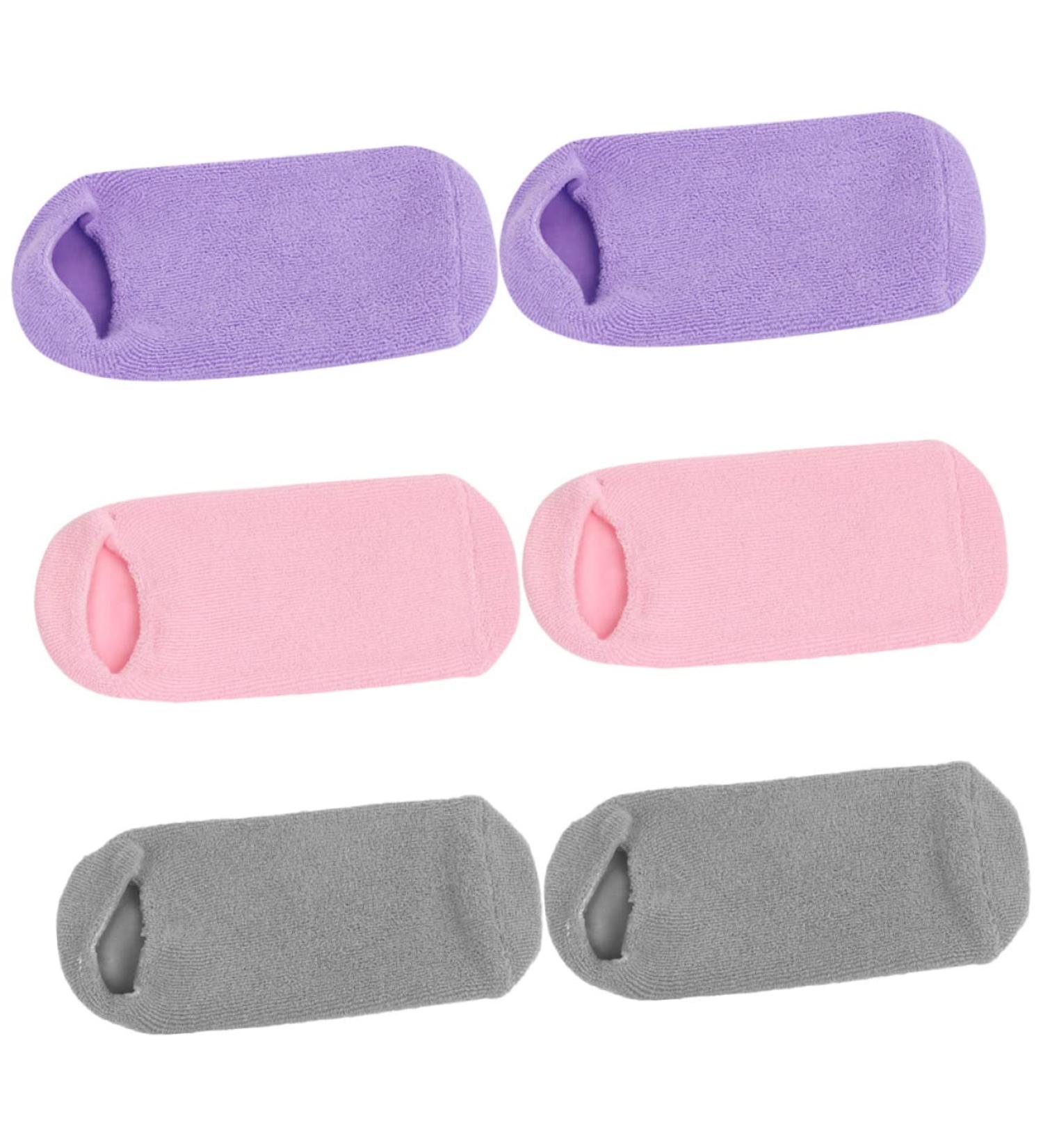 minkissy 3 Pairs Foot Gel Socks Non-slip Cosmetic Miss Vegetable Gel - Buy Online on GoSupps.com