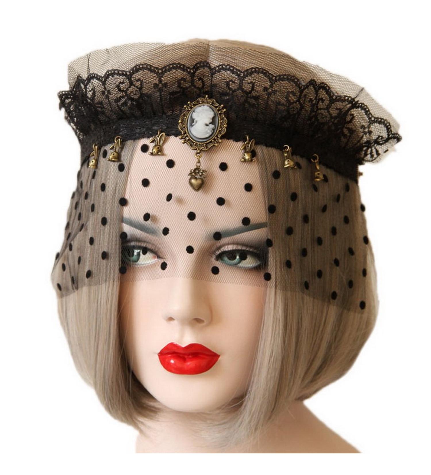 Xiang Ru Sexy Gothic Lace Eye Mask for Women Black - Buy Online on GoSupps.com