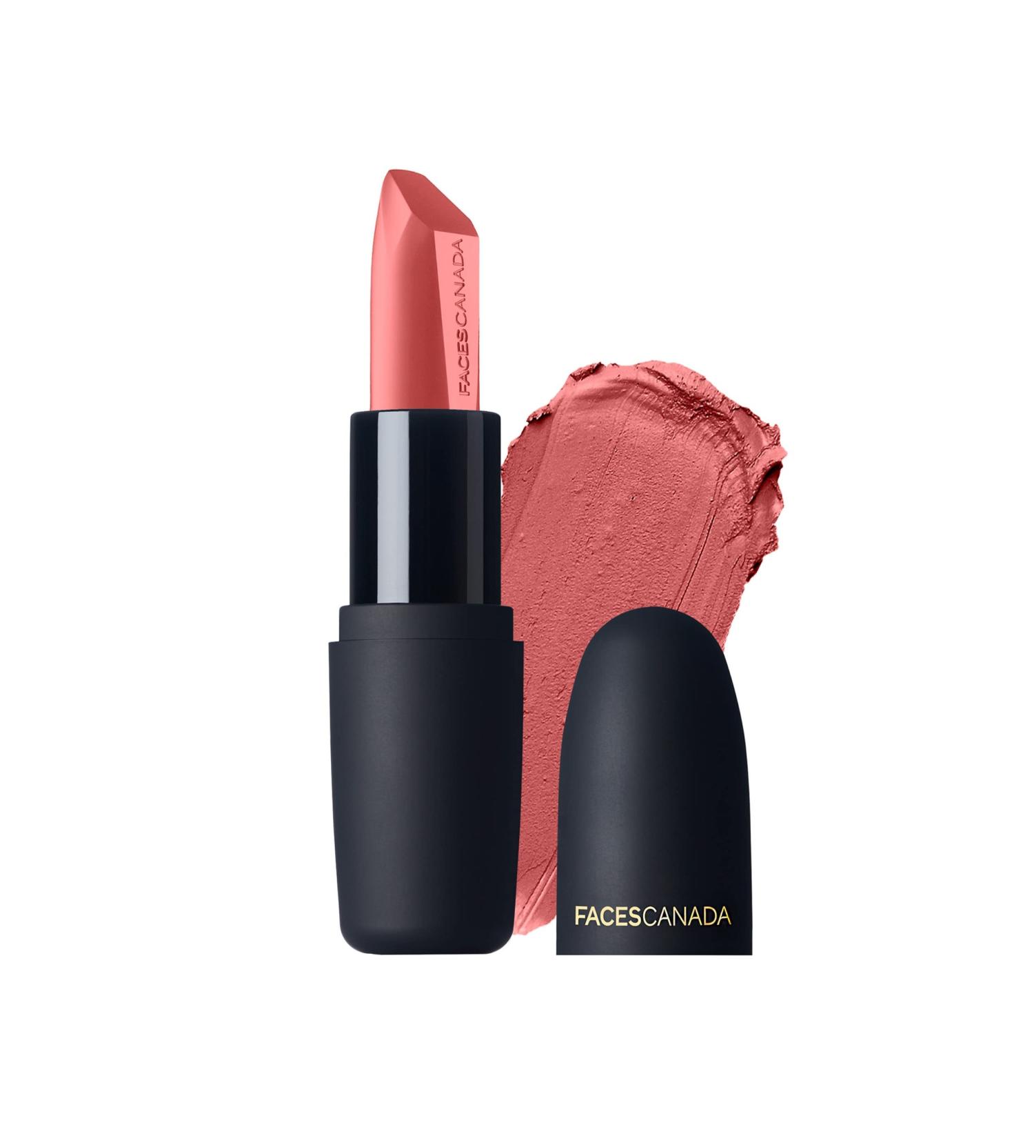 FACESCANADA Weightless Matte Lipstick - Peach Candy 14 - 4gm - Buy Online on GoSupps.com